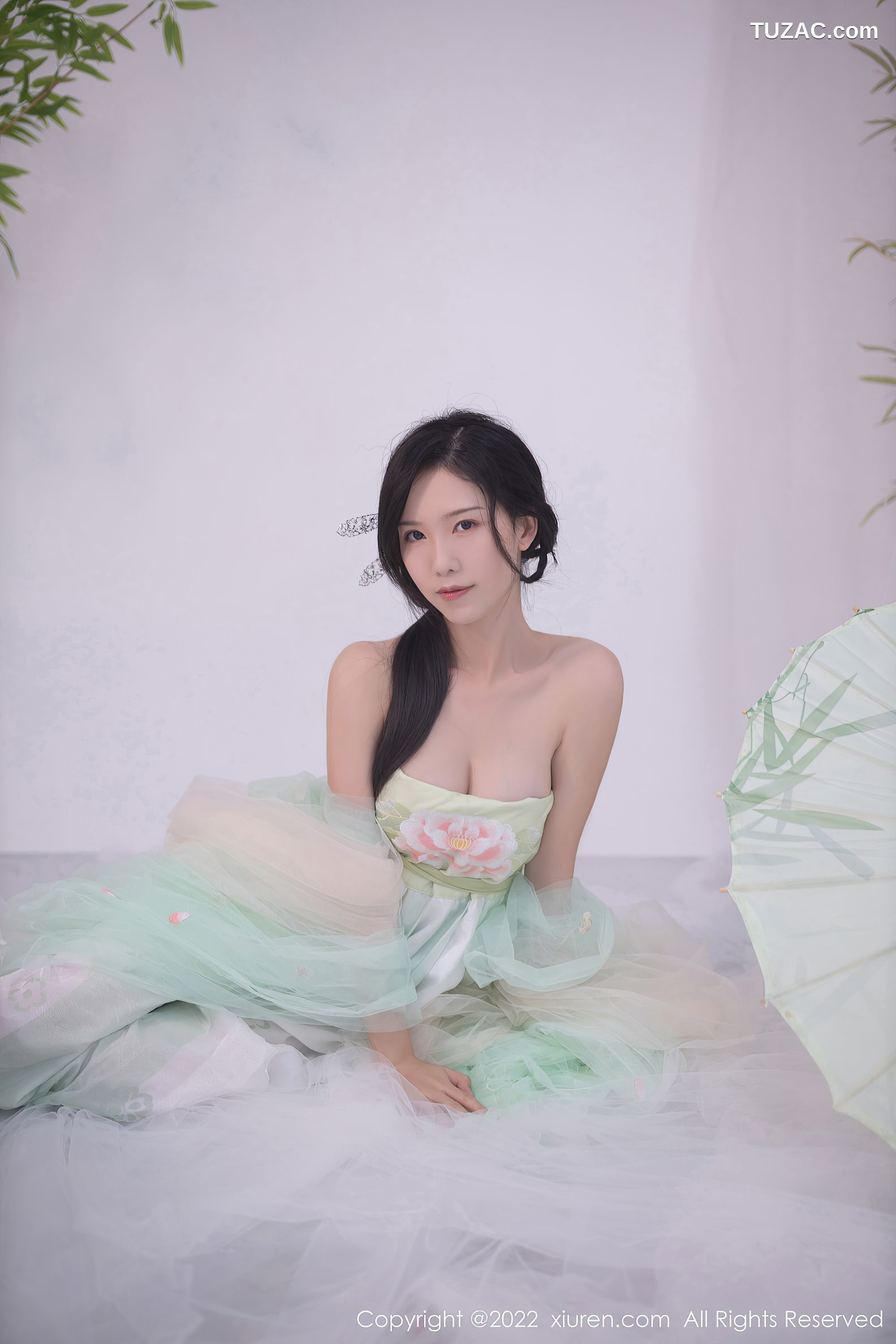 XiuRen-No.5345-利世-浅绿薄纱