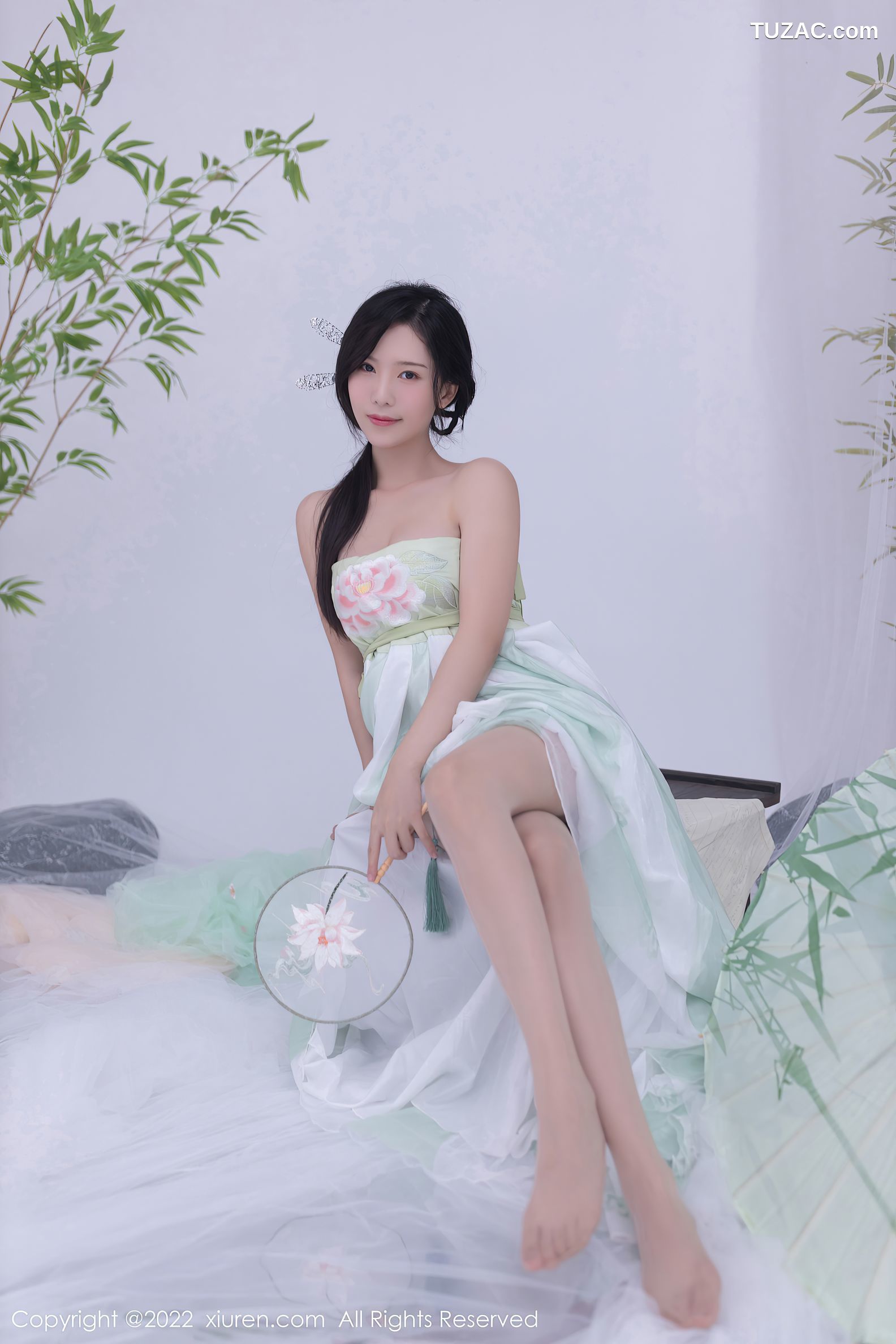 XiuRen-No.5345-利世-浅绿薄纱