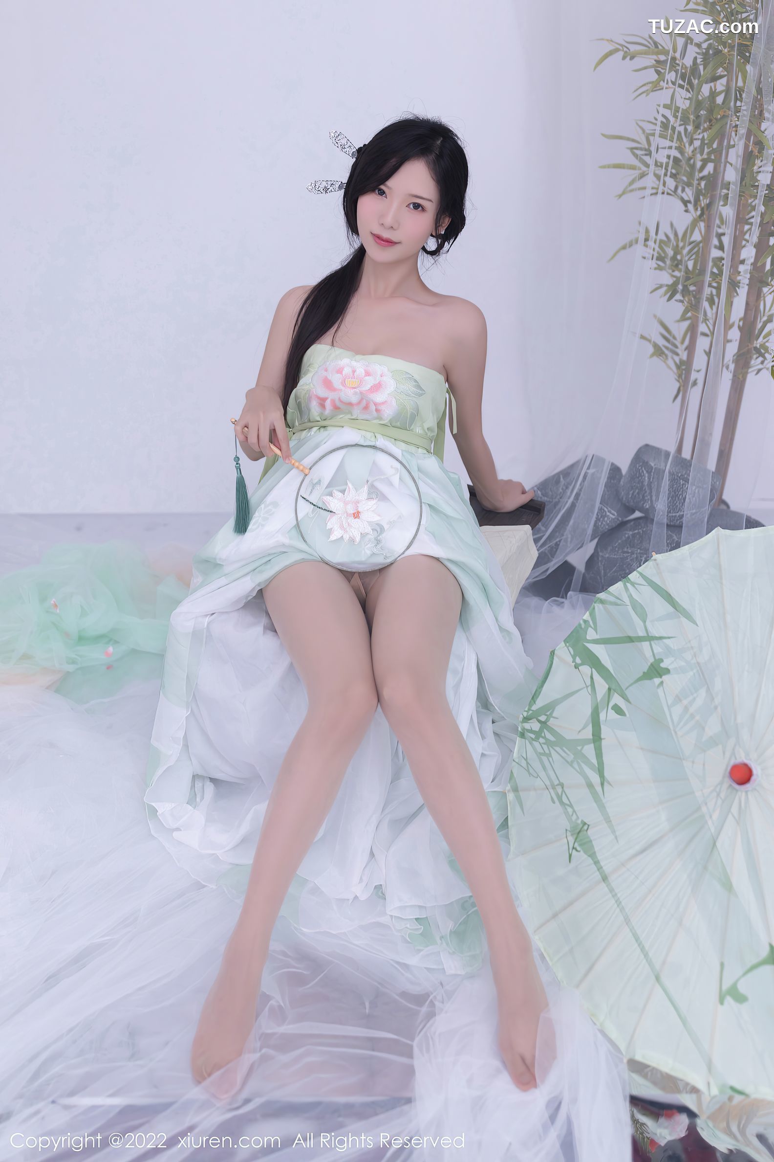 XiuRen-No.5345-利世-浅绿薄纱