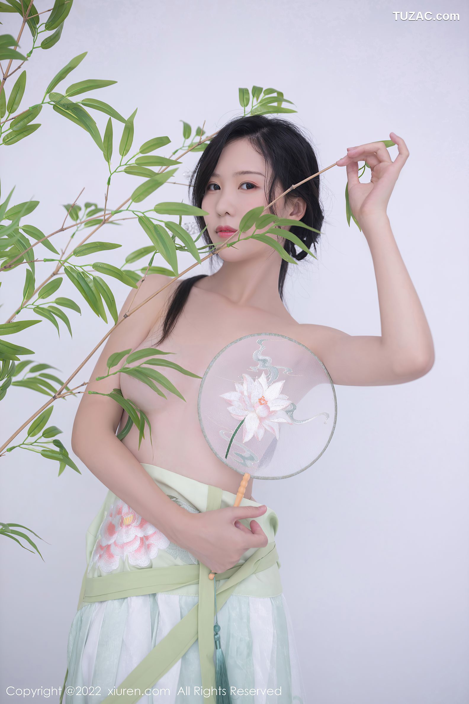 XiuRen-No.5345-利世-浅绿薄纱