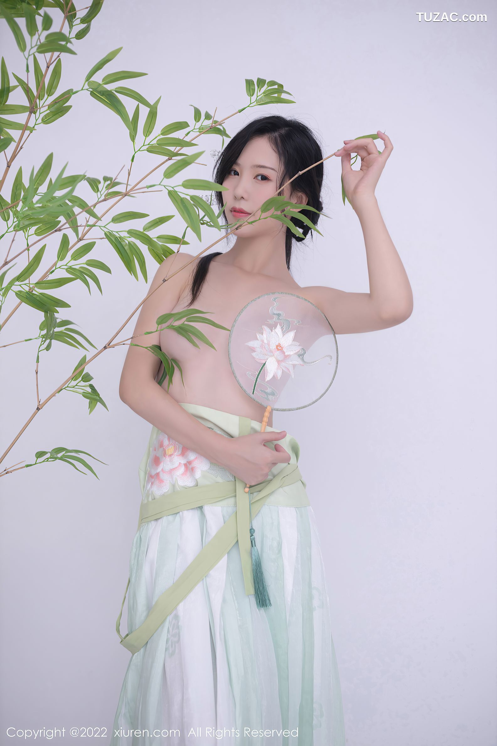 XiuRen-No.5345-利世-浅绿薄纱