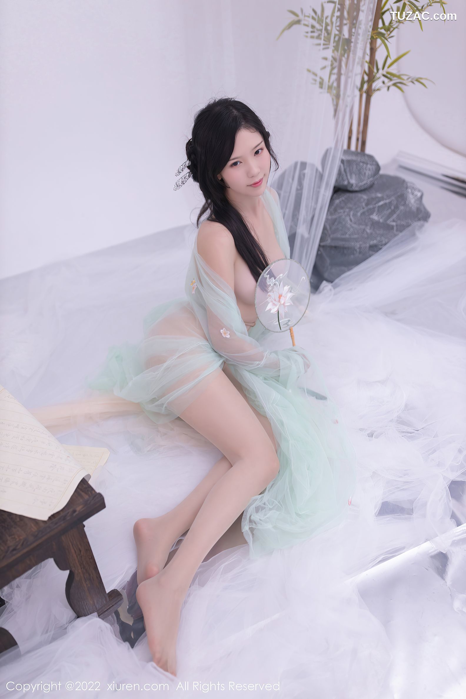 XiuRen-No.5345-利世-浅绿薄纱