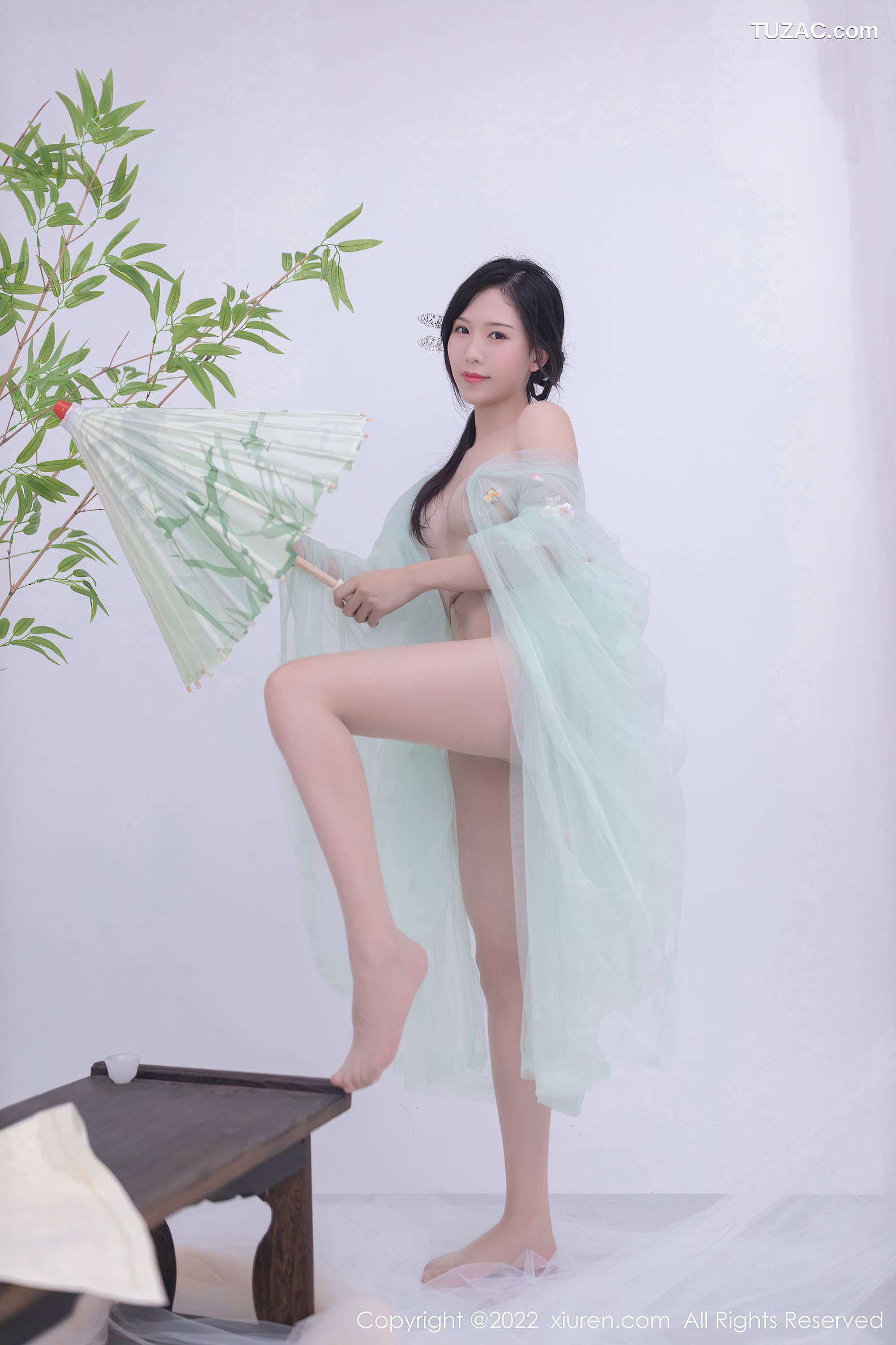 XiuRen-No.5345-利世-浅绿薄纱