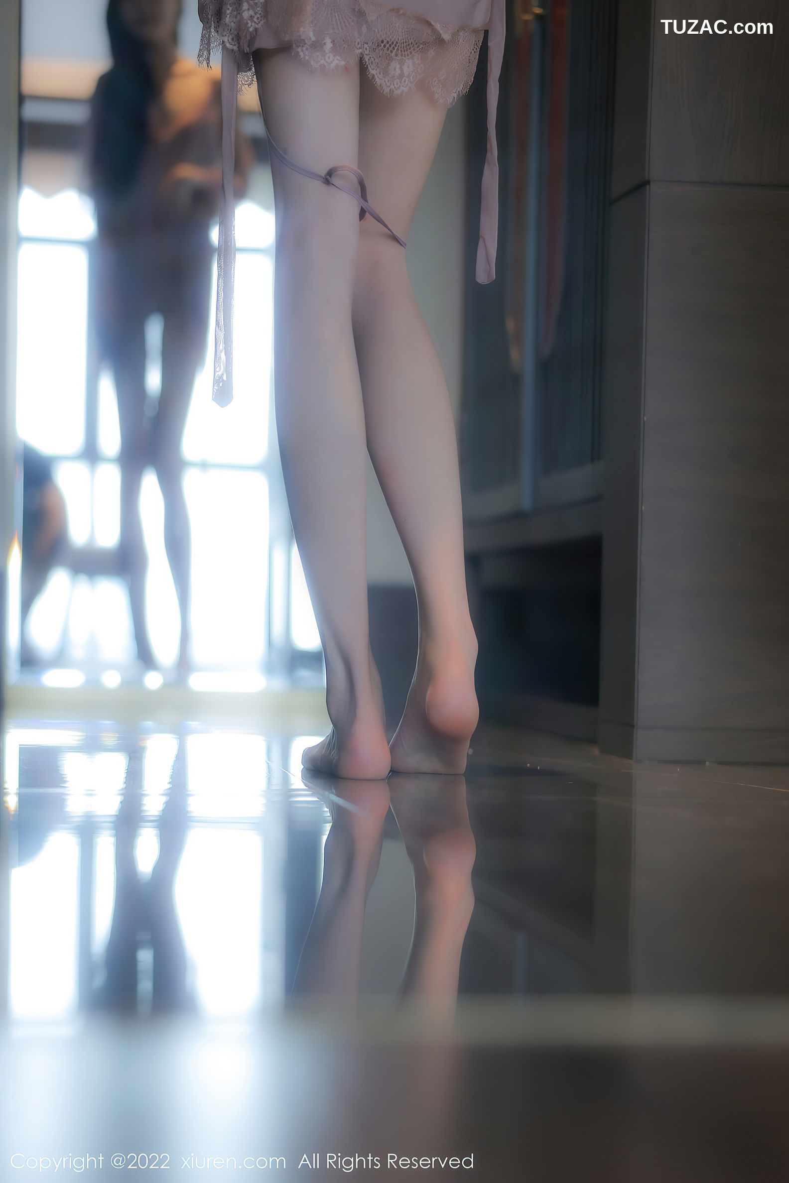 XiuRen-No.5408-77qiqi-浅粉睡衣丁字裤