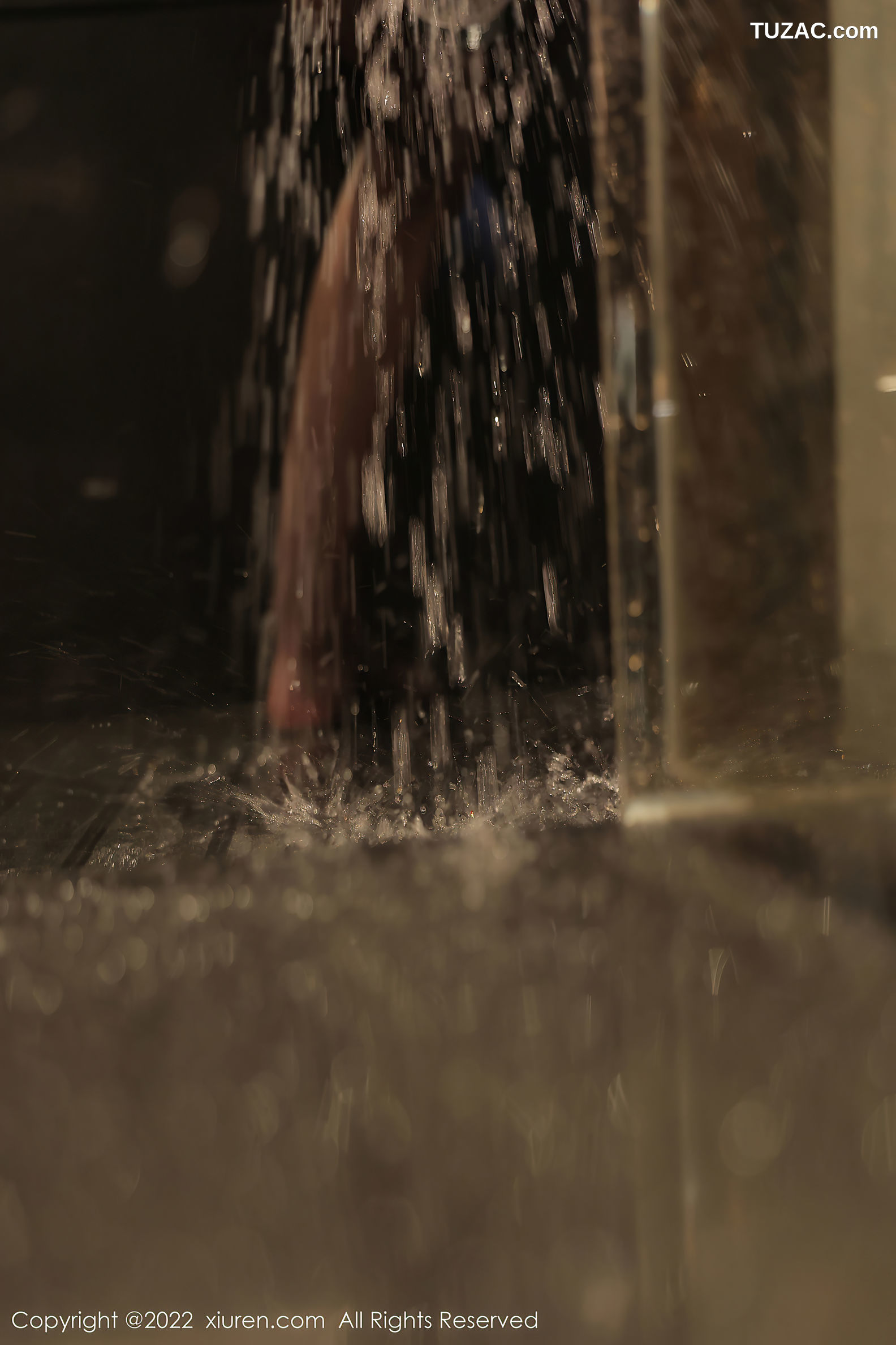 XiuRen-No.5426-美七-粉红低胸长裙黑丝