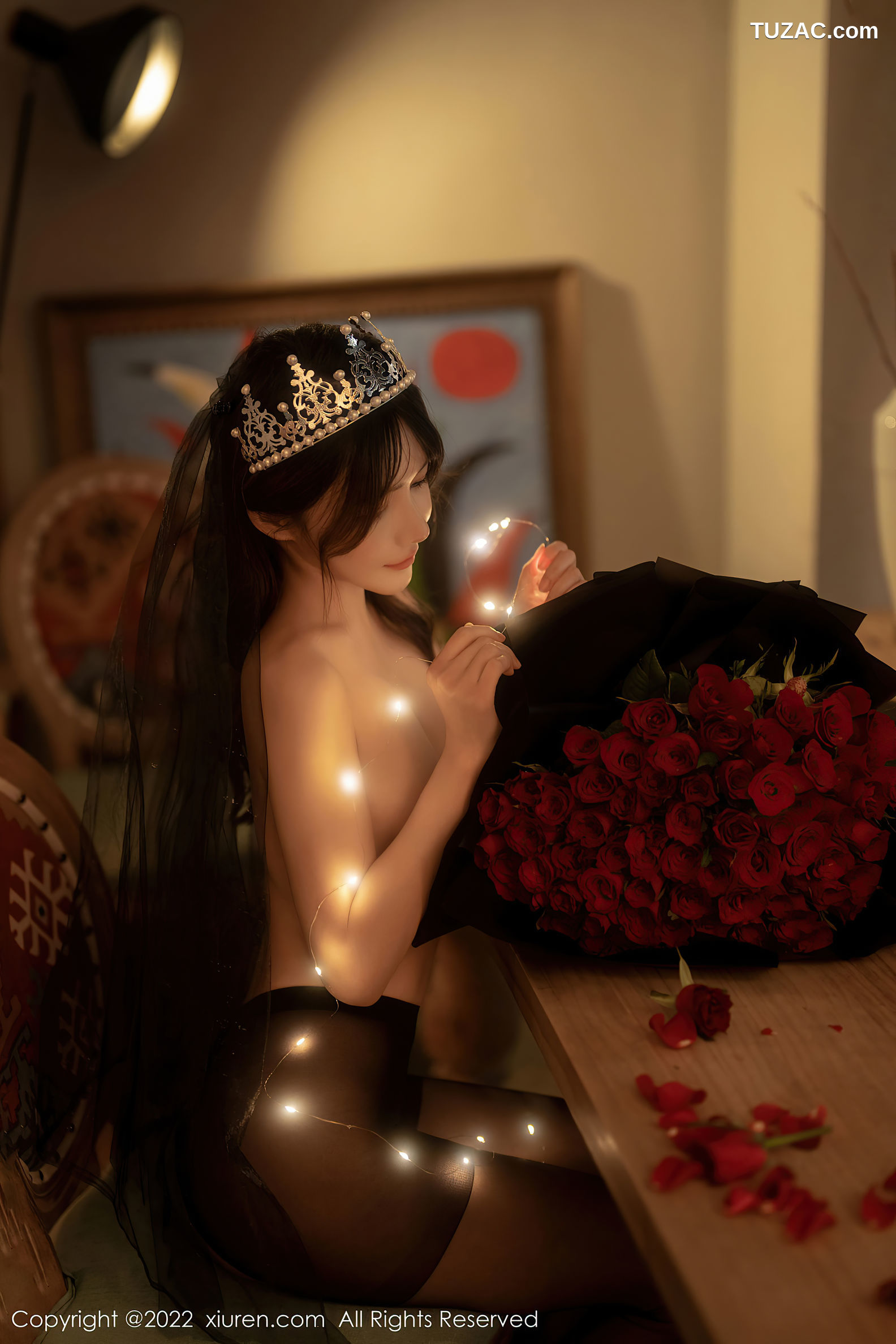 XiuRen-No.5552-婠婠么-玫瑰公主黑丝