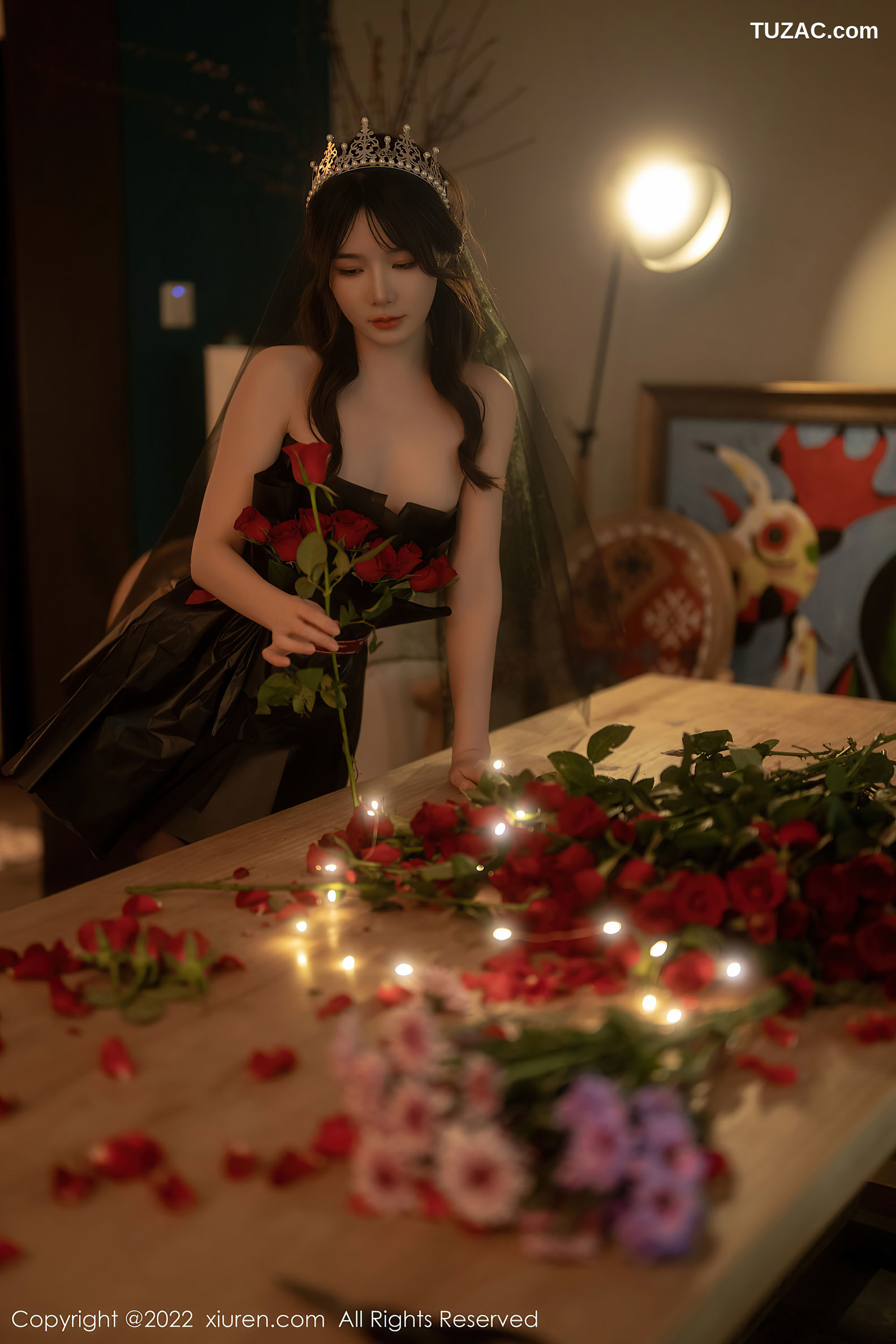 XiuRen-No.5552-婠婠么-玫瑰公主黑丝