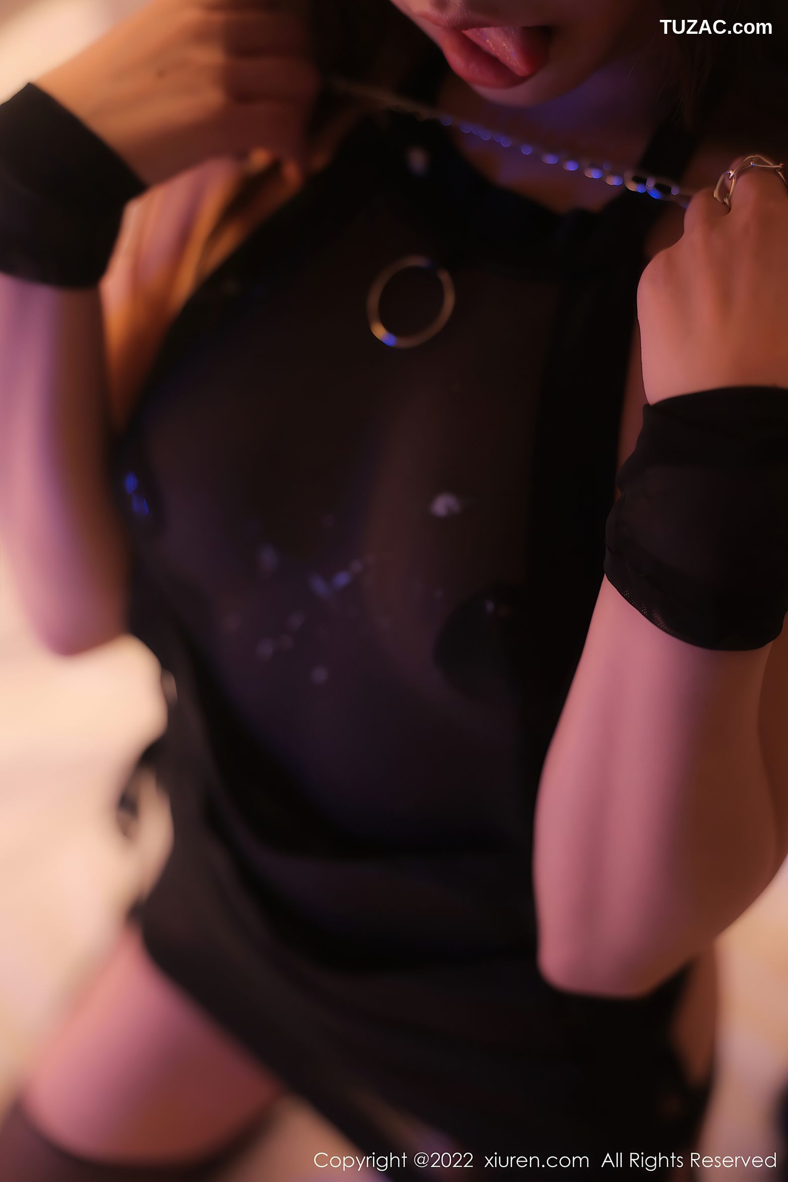 XiuRen-No.5686-Icy猪-黑纱透视情趣内衣