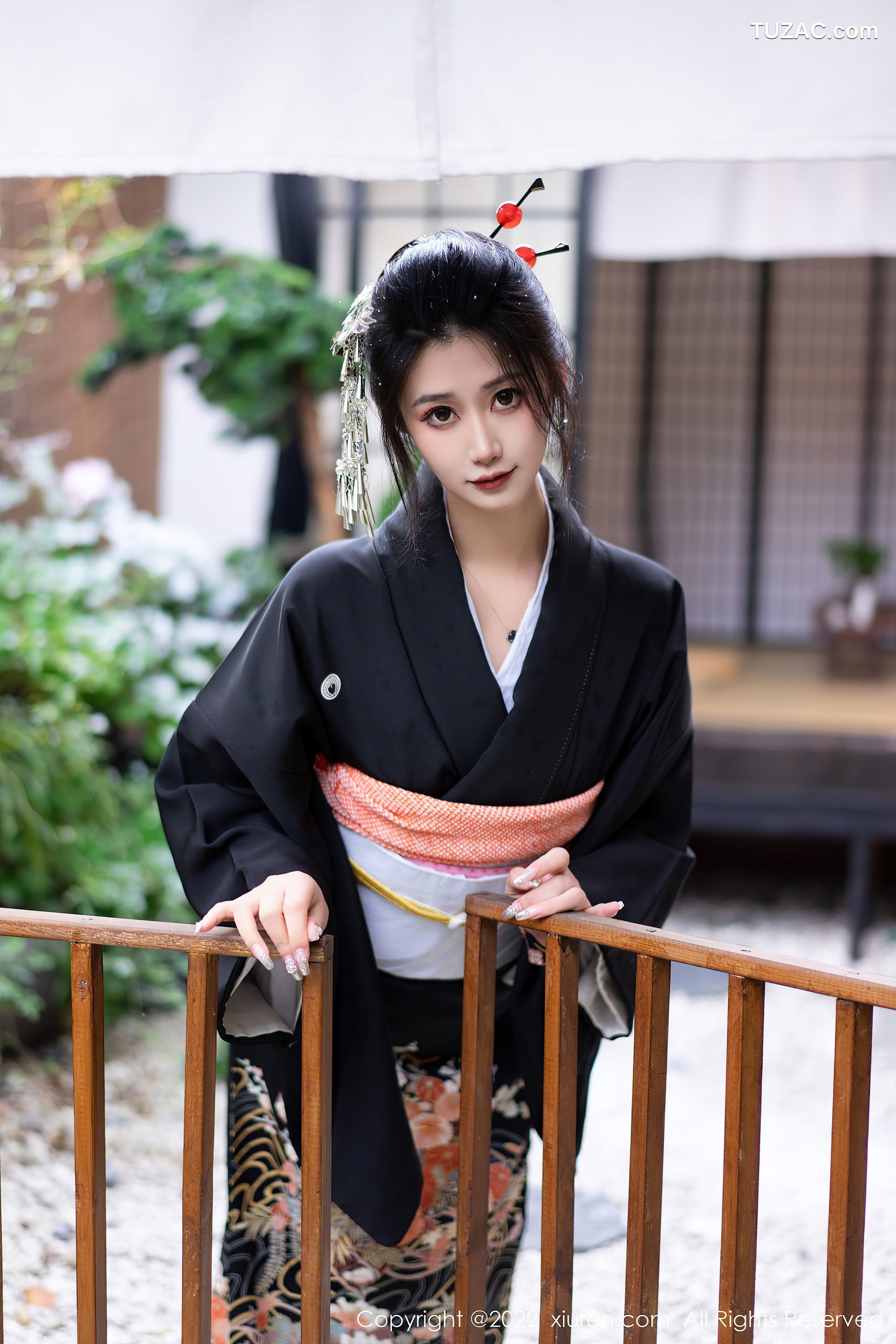 XiuRen-No.5932-阿姣-深色日式和服秀柔美身材