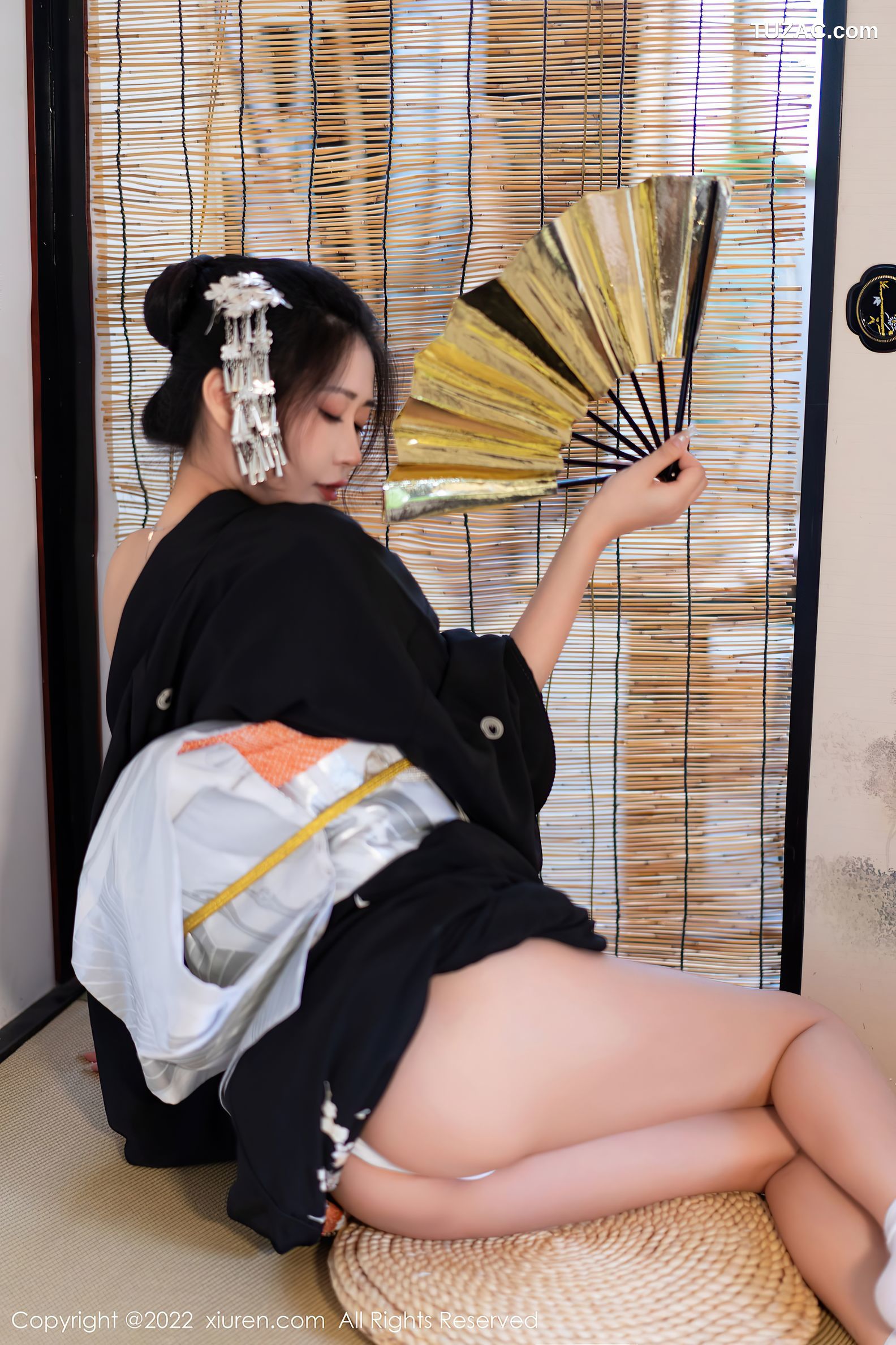 XiuRen-No.5932-阿姣-深色日式和服秀柔美身材