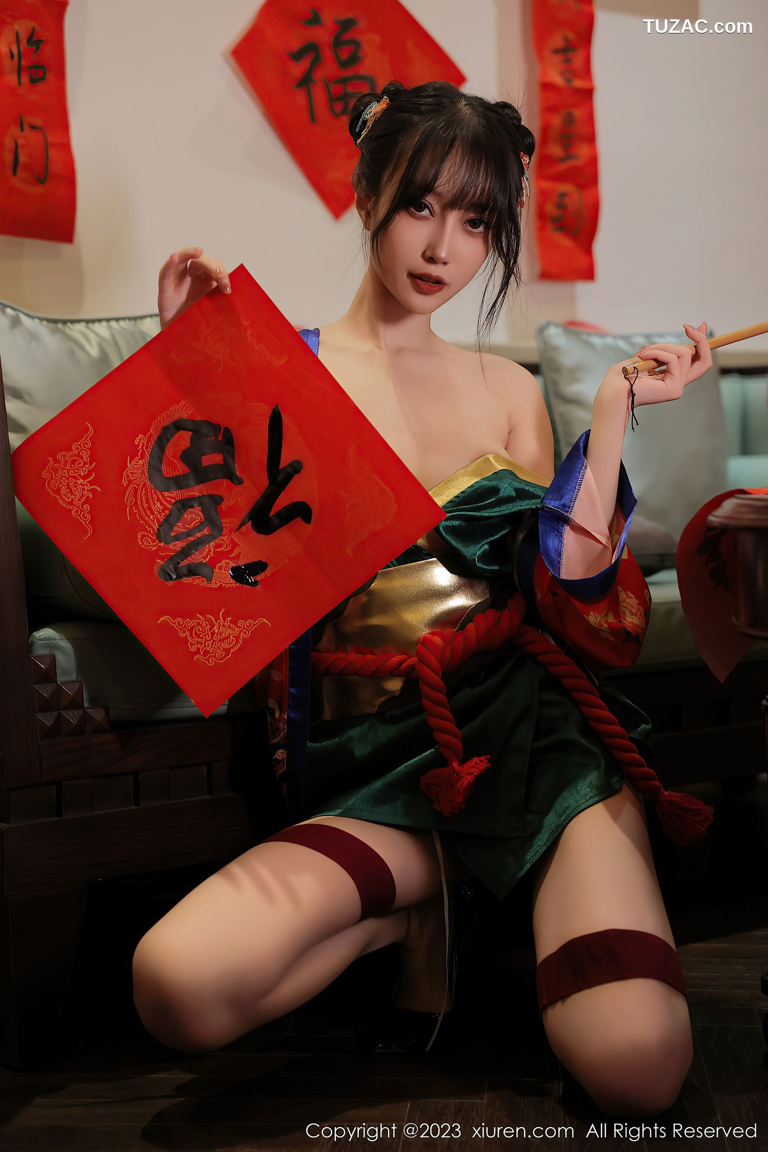 XiuRen秀人网-6167-玥儿玥-新春主题
