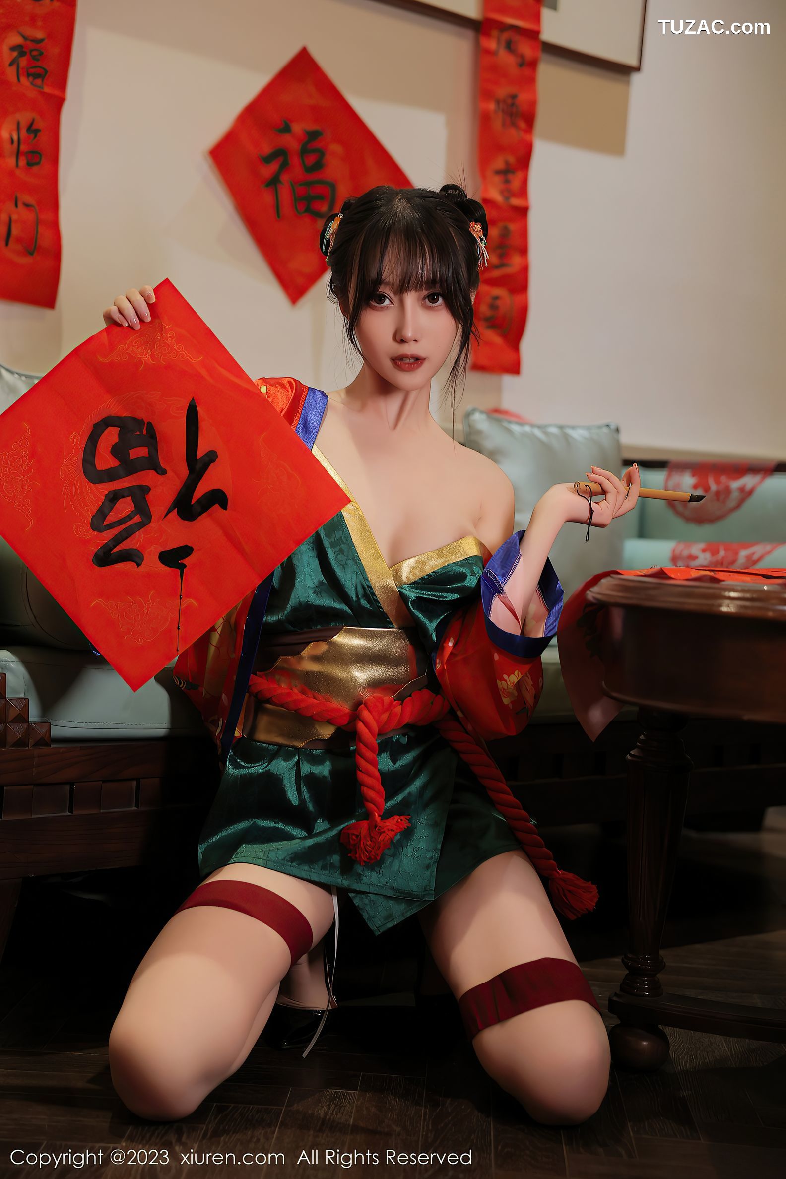 XiuRen秀人网-6167-玥儿玥-新春主题