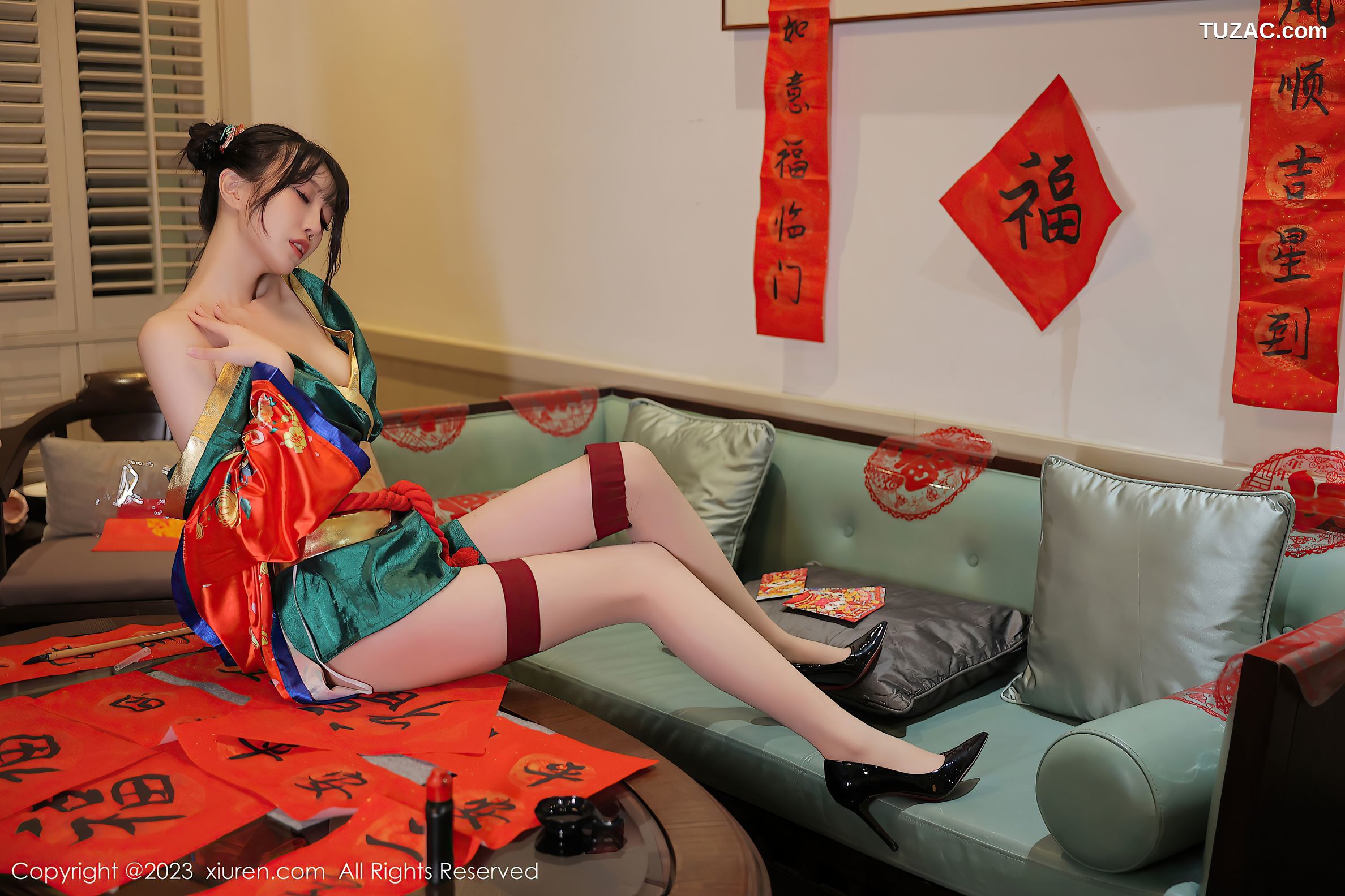 XiuRen秀人网-6167-玥儿玥-新春主题