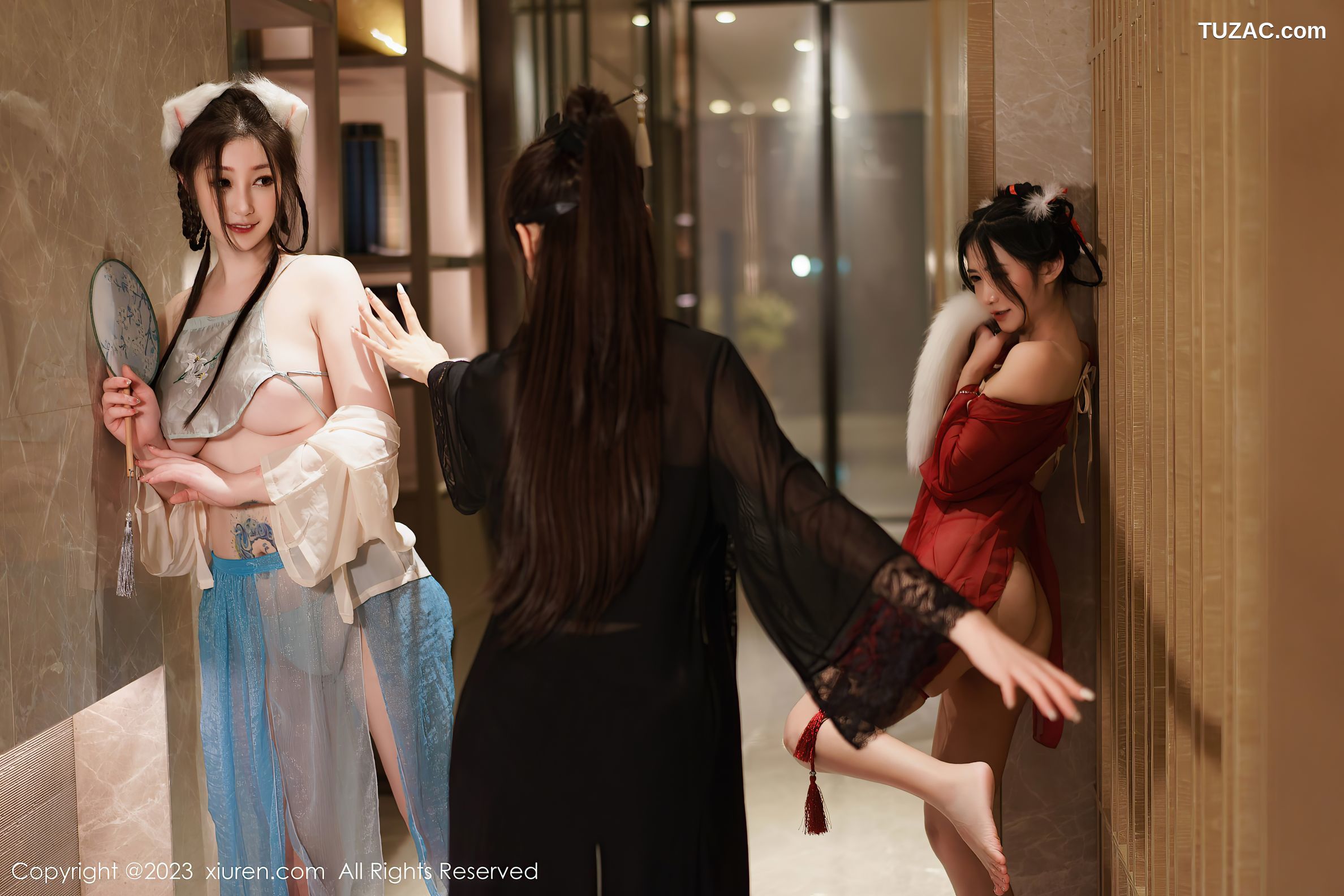 XiuRen秀人网-6170-妲己-阿姣-周妍希-模特合集-性感古装服饰