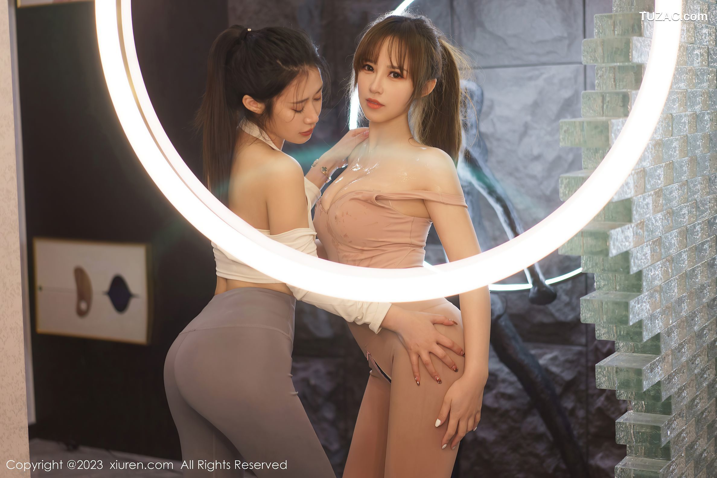 XiuRen秀人网-6206-Icy猪-Laura阿姣-模特合辑-紧身服饰秀完美身材