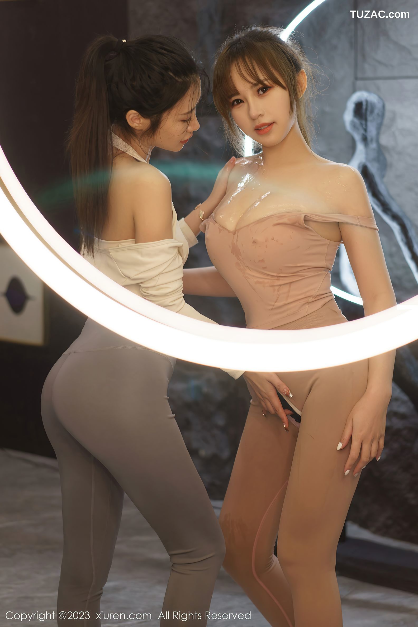 XiuRen秀人网-6206-Icy猪-Laura阿姣-模特合辑-紧身服饰秀完美身材