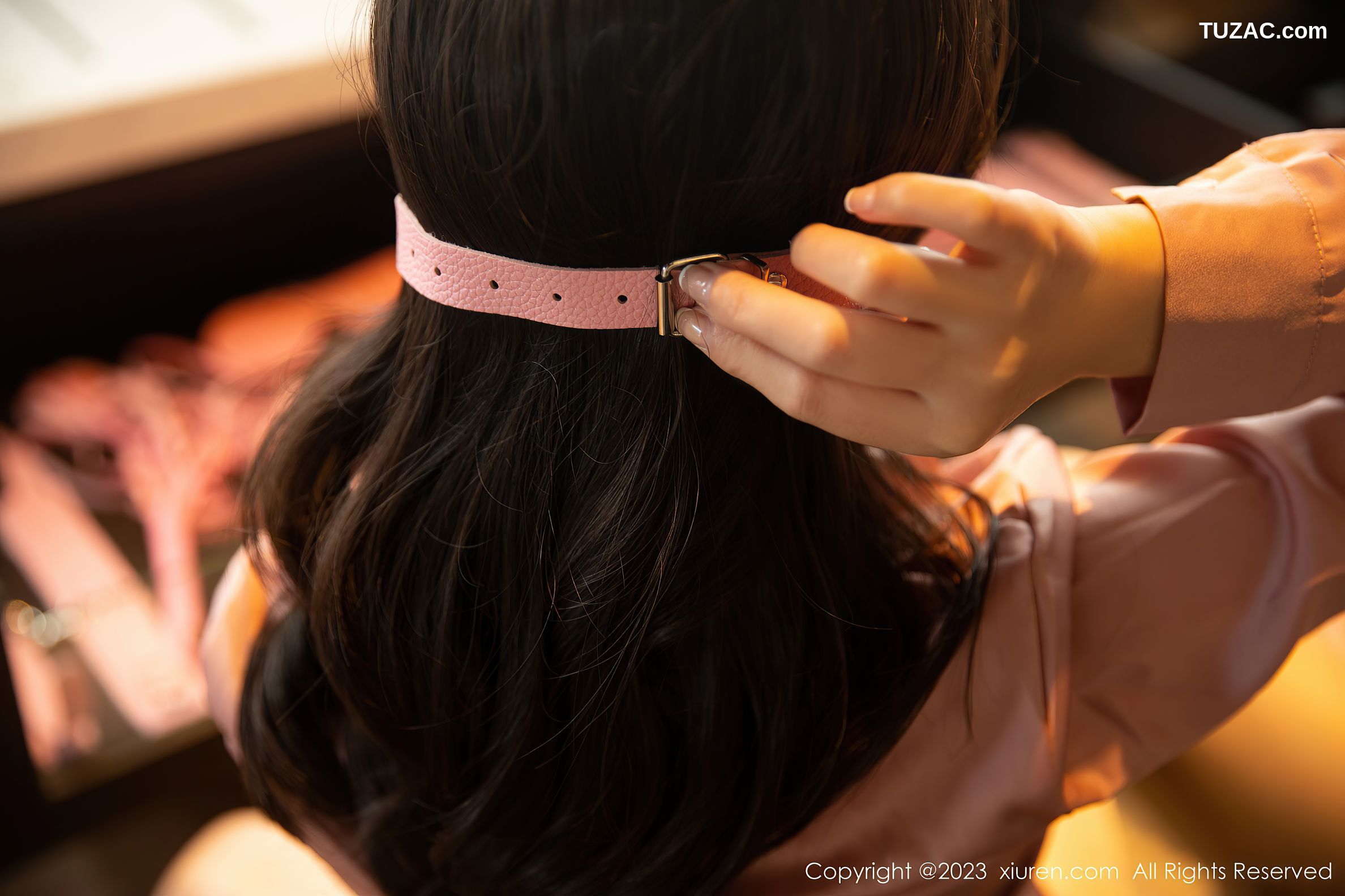 XiuRen秀人网-6211-熊小诺-暗绿色蕾丝内衣