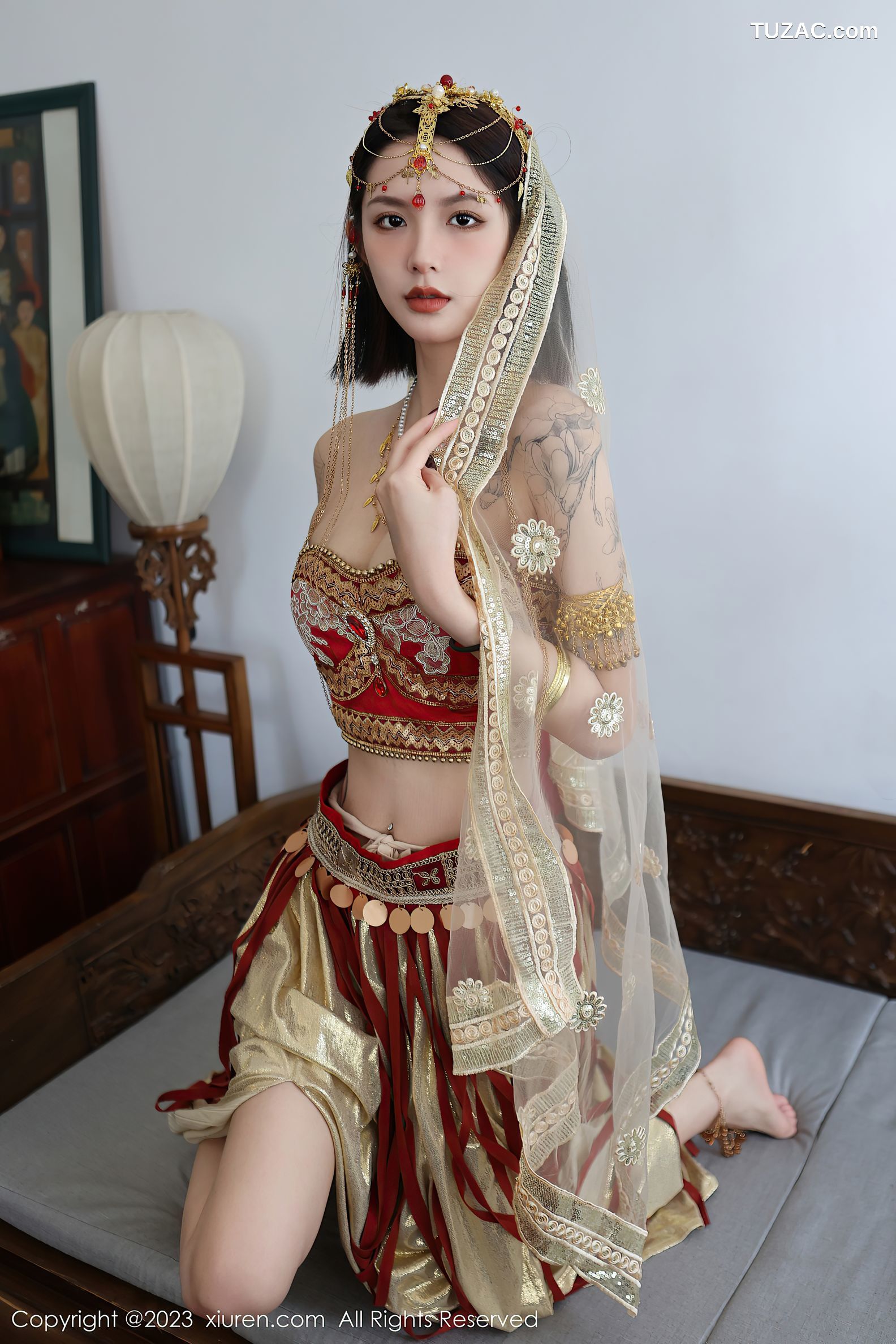 XiuRen秀人网-6240-乔一一-异域风情舞女服饰