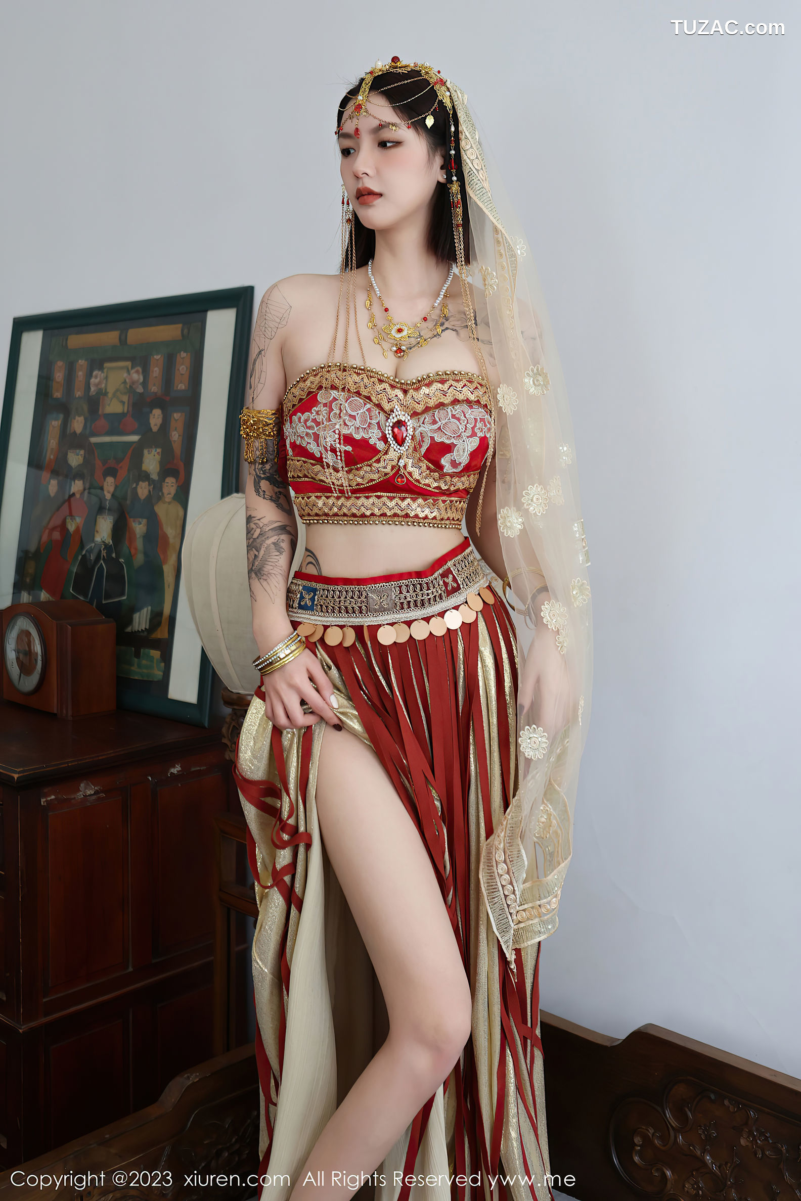 XiuRen秀人网-6240-乔一一-异域风情舞女服饰