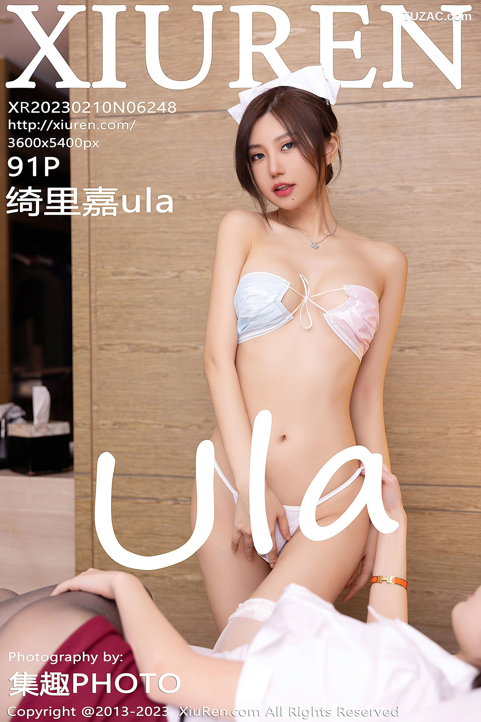 XiuRen秀人网-6248-绮里嘉-白色护士服超薄肉丝