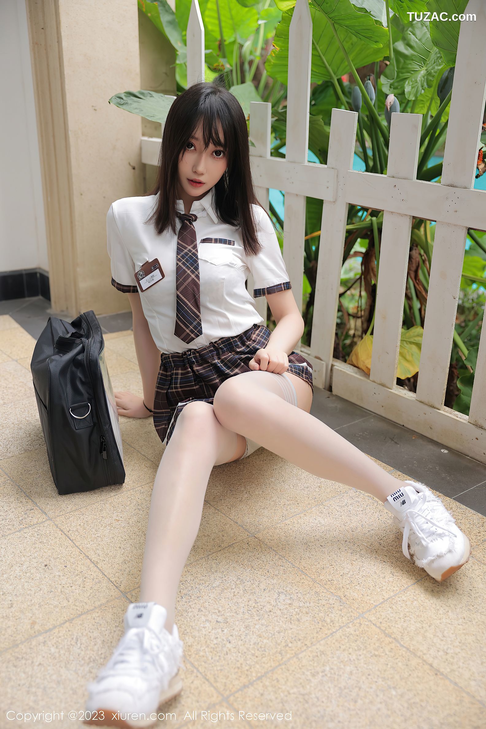 XiuRen秀人网-6292-玥儿玥er-学妹制服豹纹内衣-2023.02.20