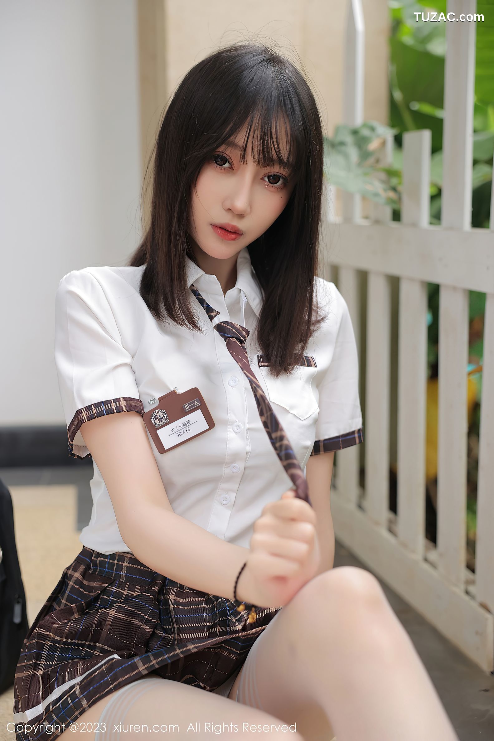 XiuRen秀人网-6292-玥儿玥er-学妹制服豹纹内衣-2023.02.20