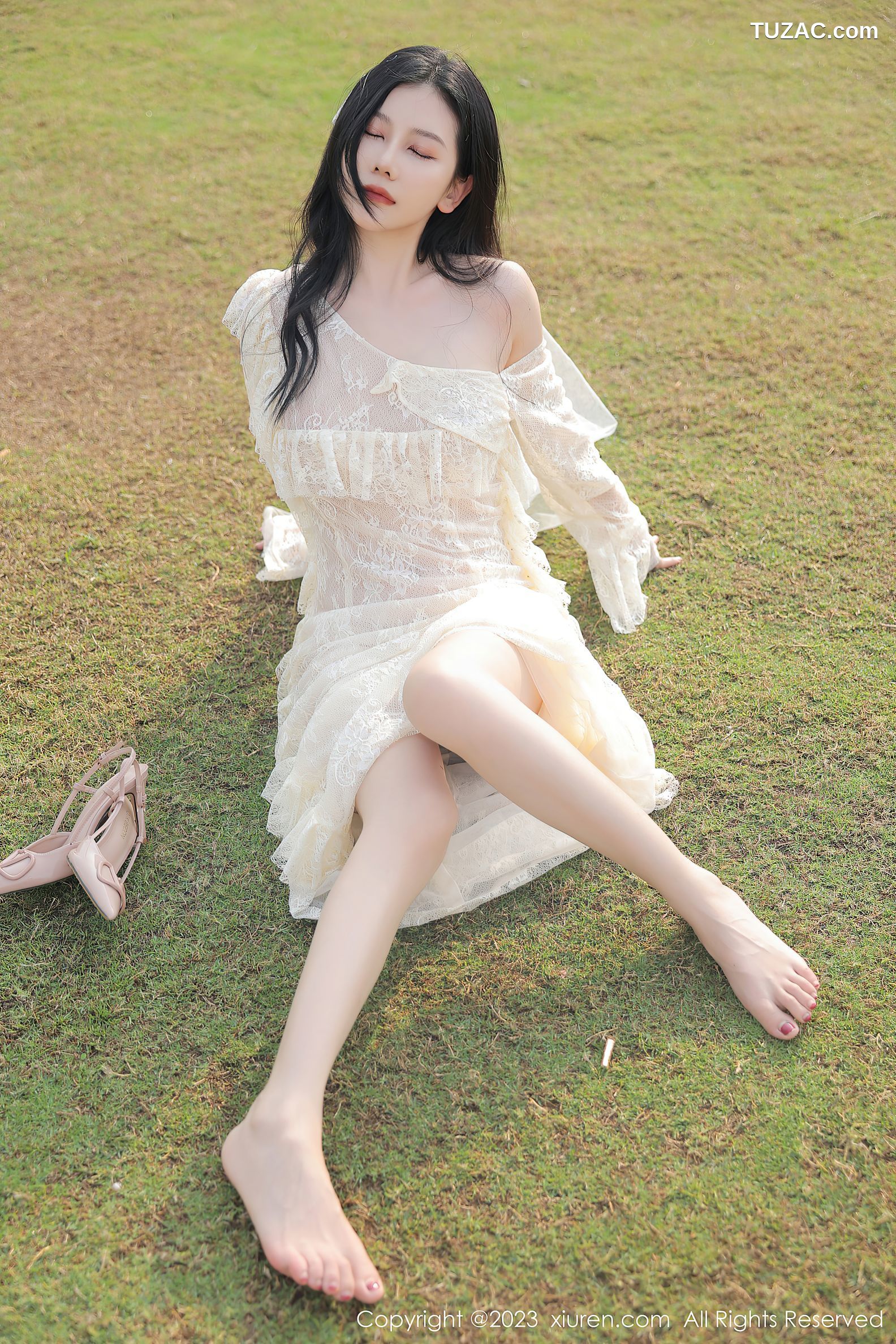 XiuRen秀人网-6303-尹甜甜-白色婚纱蕾丝内衣