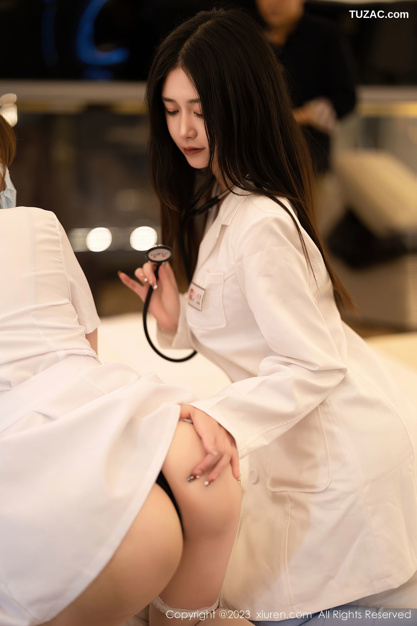 XiuRen秀人网-6312-icy猪-阿姣-护士双姝护理