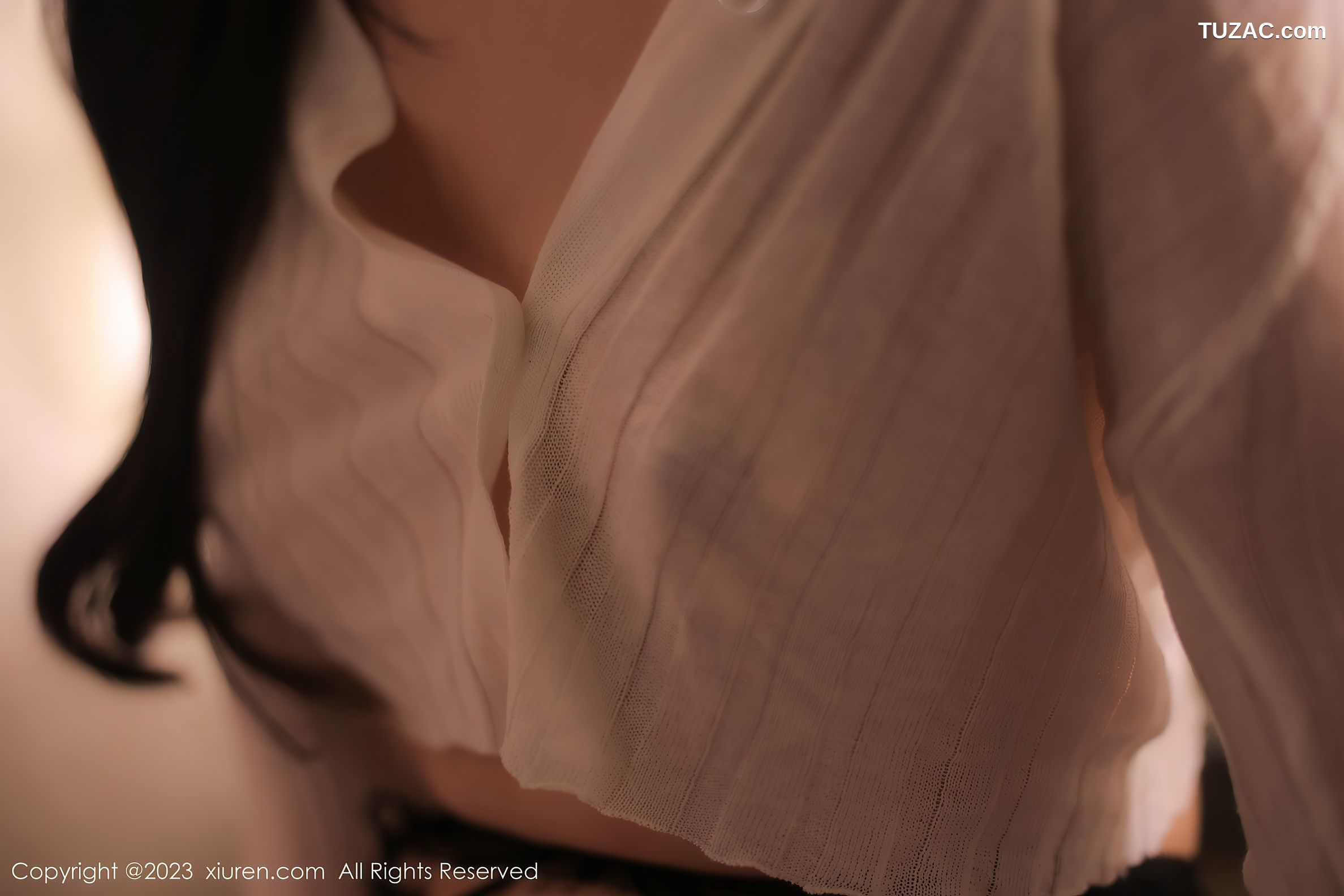 XiuRen秀人网-6357-林珊珊-黑色蕾丝情趣内衣-2023.03.03