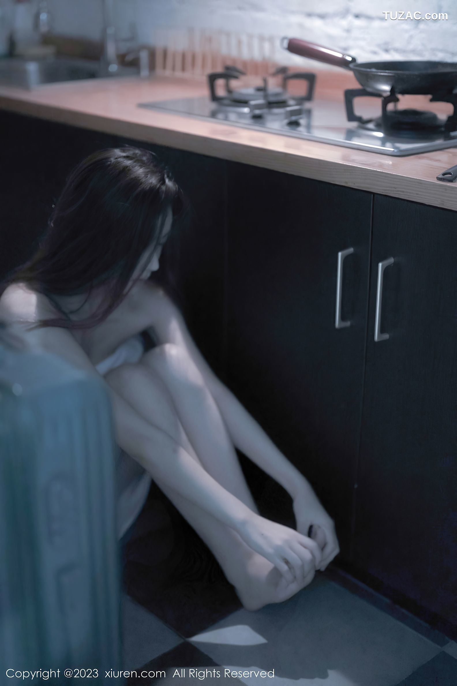 XiuRen秀人网-6437-加朵Babe-粉色露肩连衣裙真空-2023.03.20