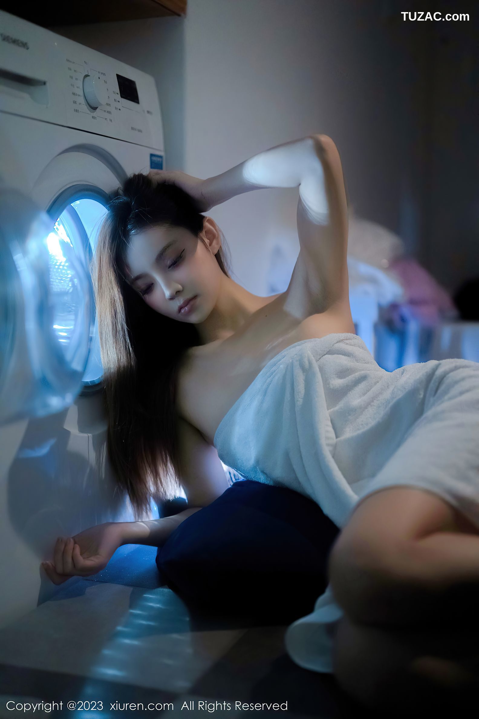 XiuRen秀人网-6437-加朵Babe-粉色露肩连衣裙真空-2023.03.20