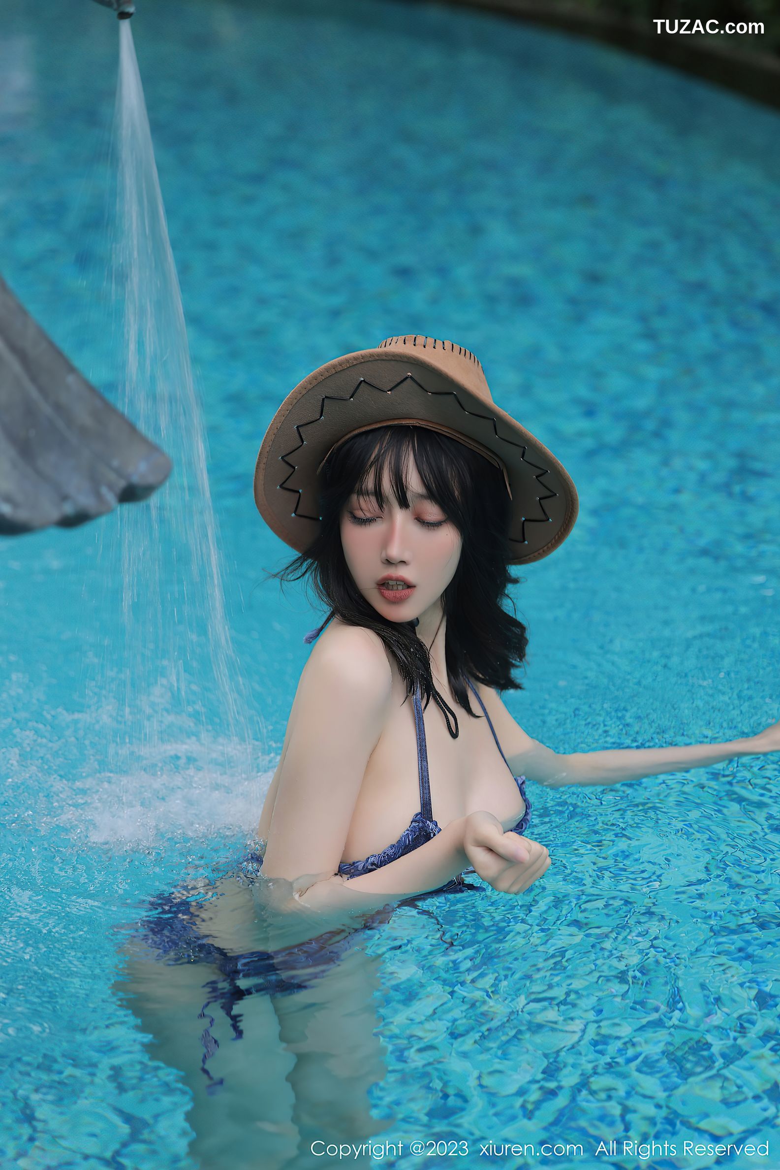 XiuRen秀人网-6504-玥儿玥er-泳池边性感牛仔比基尼-2023.03.31