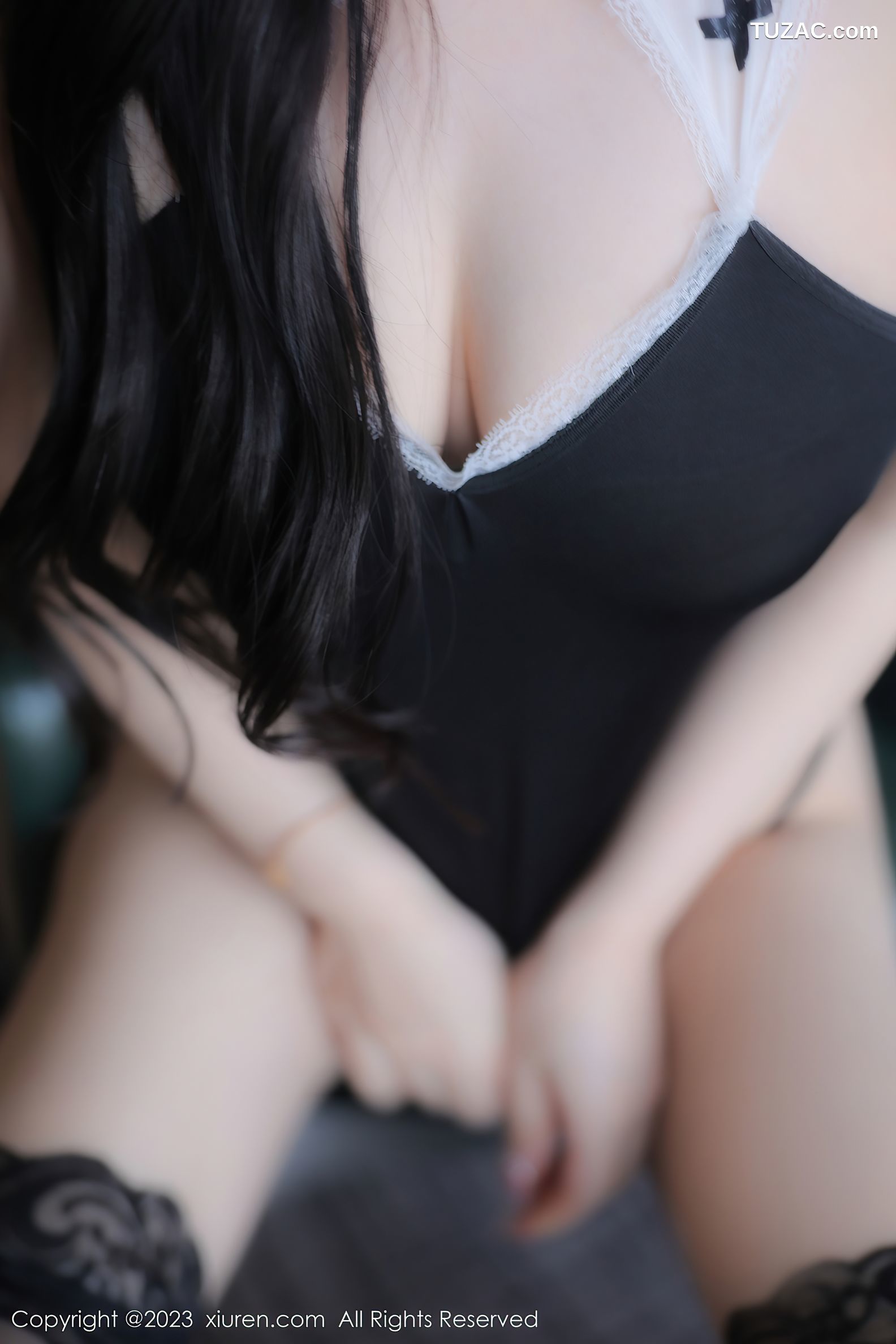 XiuRen秀人网-6577-林珊珊-黑色修女服超薄黑丝-2023.04.14