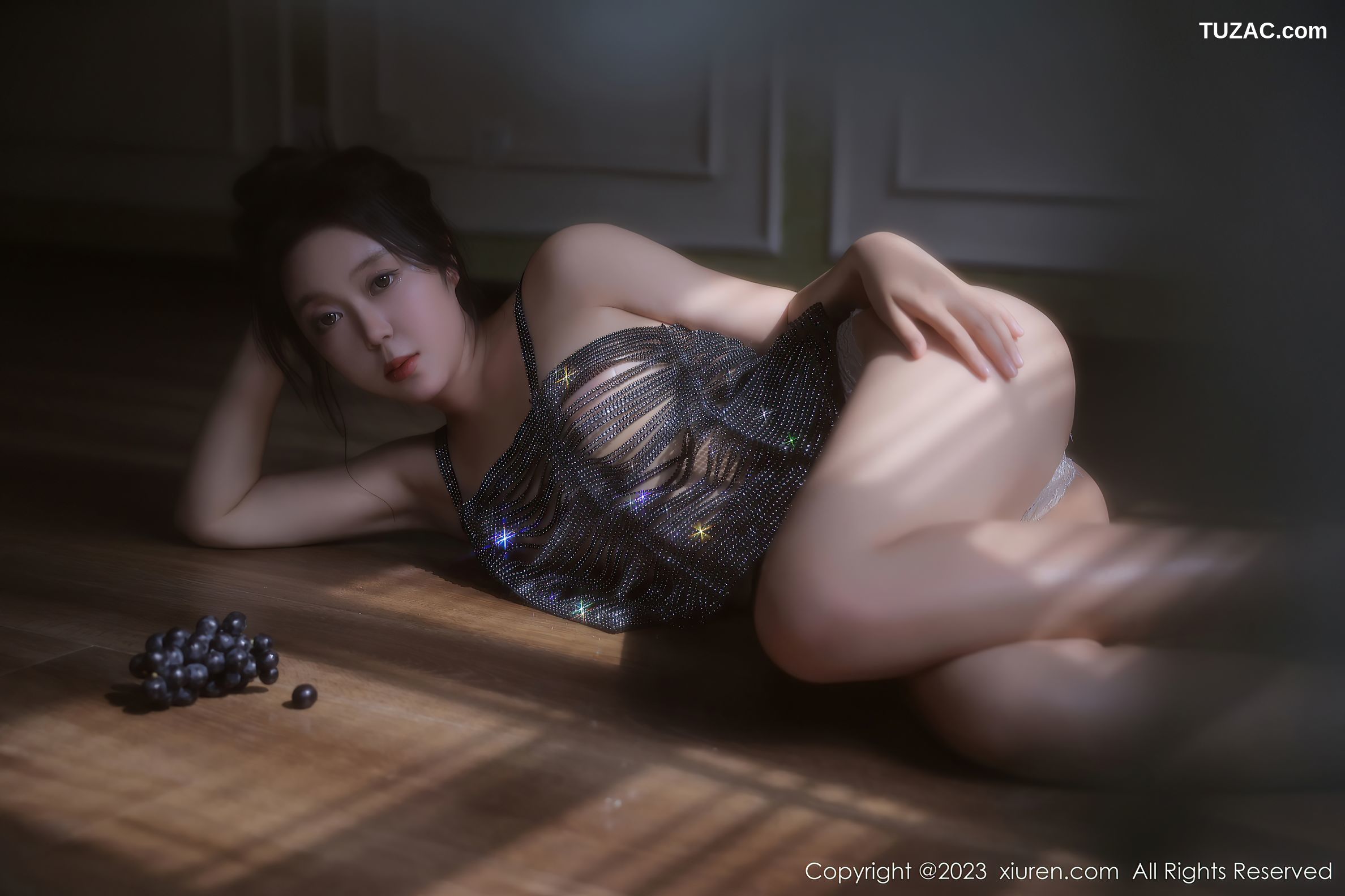 XiuRen秀人网-6601-露露Luncy-万宁旅拍-紫色轻透情趣服饰-2023.04.20