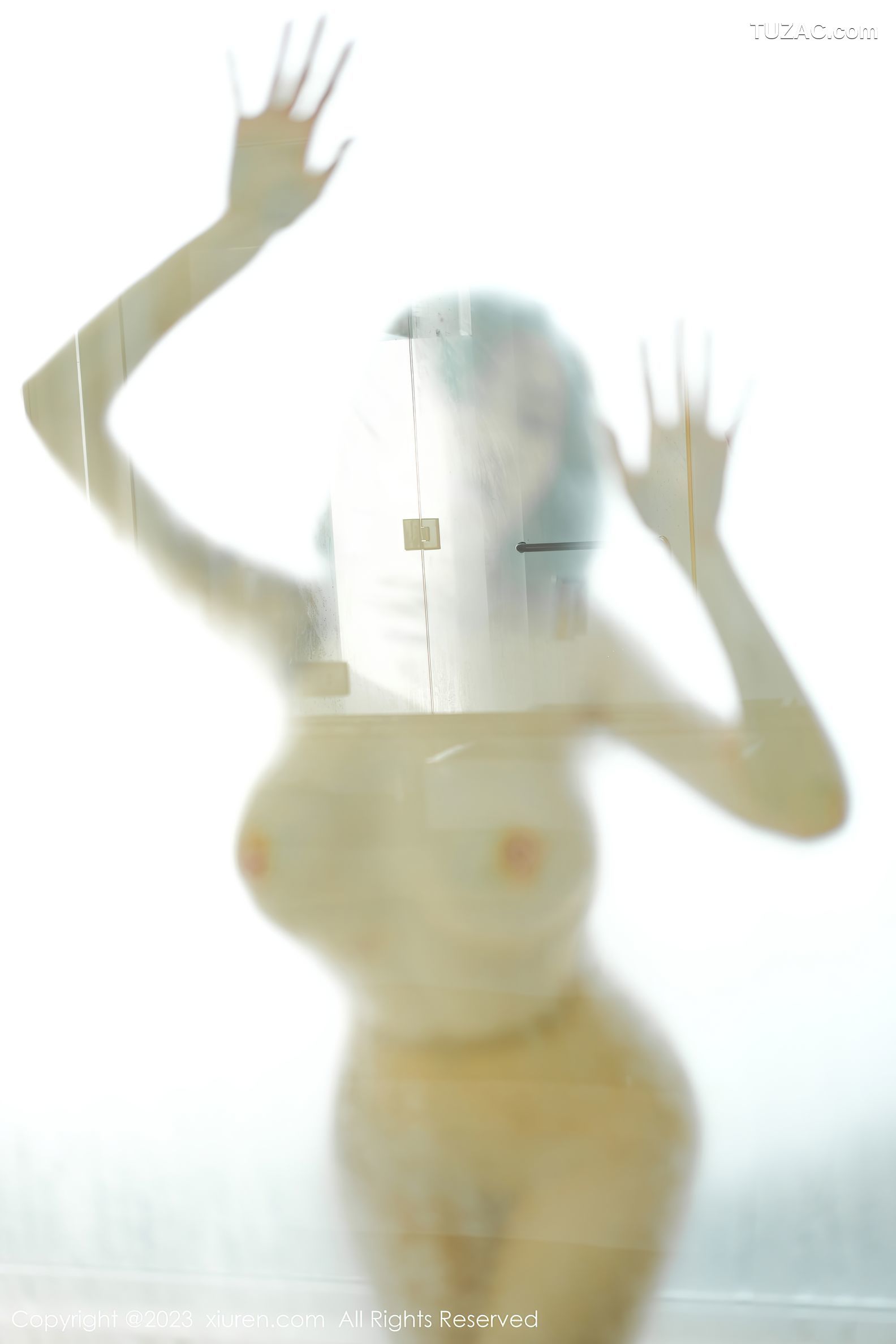 XiuRen秀人网-6610-Carol周妍希-性感白色轻透情趣服-2023.04.21