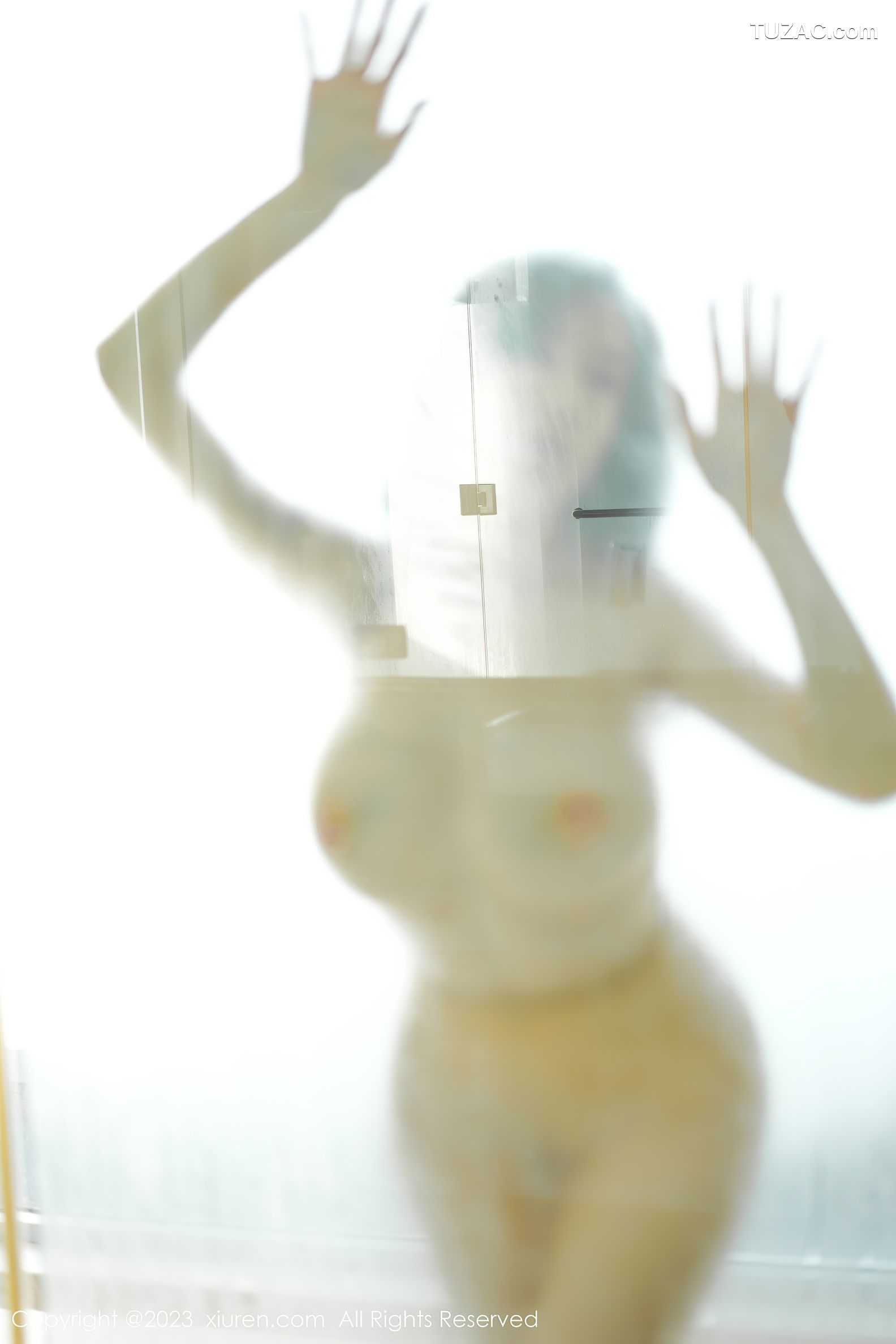 XiuRen秀人网-6610-Carol周妍希-性感白色轻透情趣服-2023.04.21