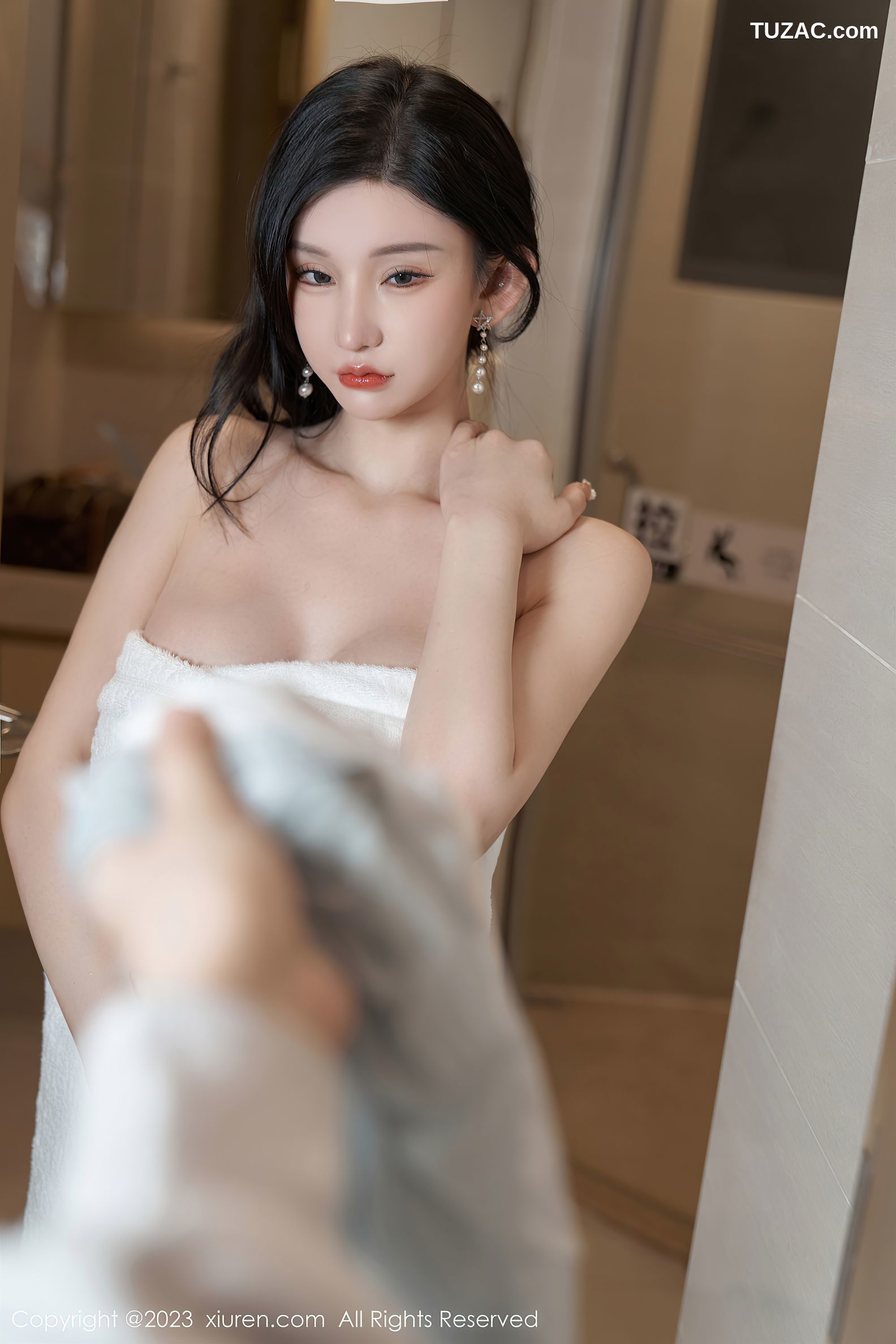 XiuRen秀人网-6731-周于希Sally-性感蕾丝薄纱睡裙-2023.05.12