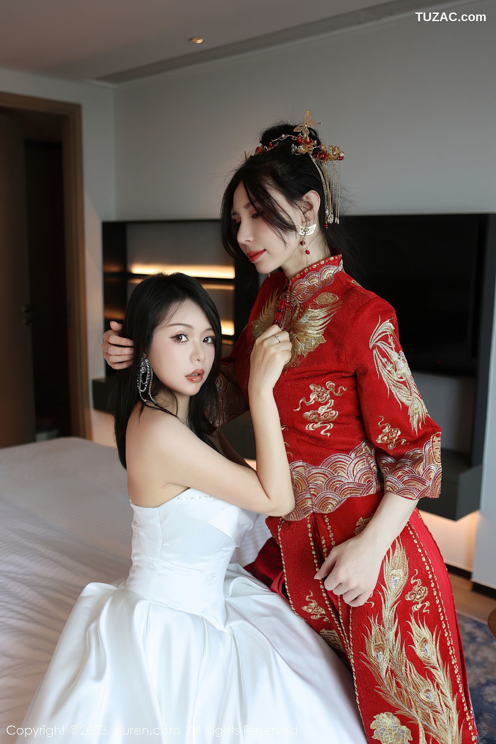 XiuRen秀人网-6957-曼柔-性感内衣原色丝袜-2023.06.21