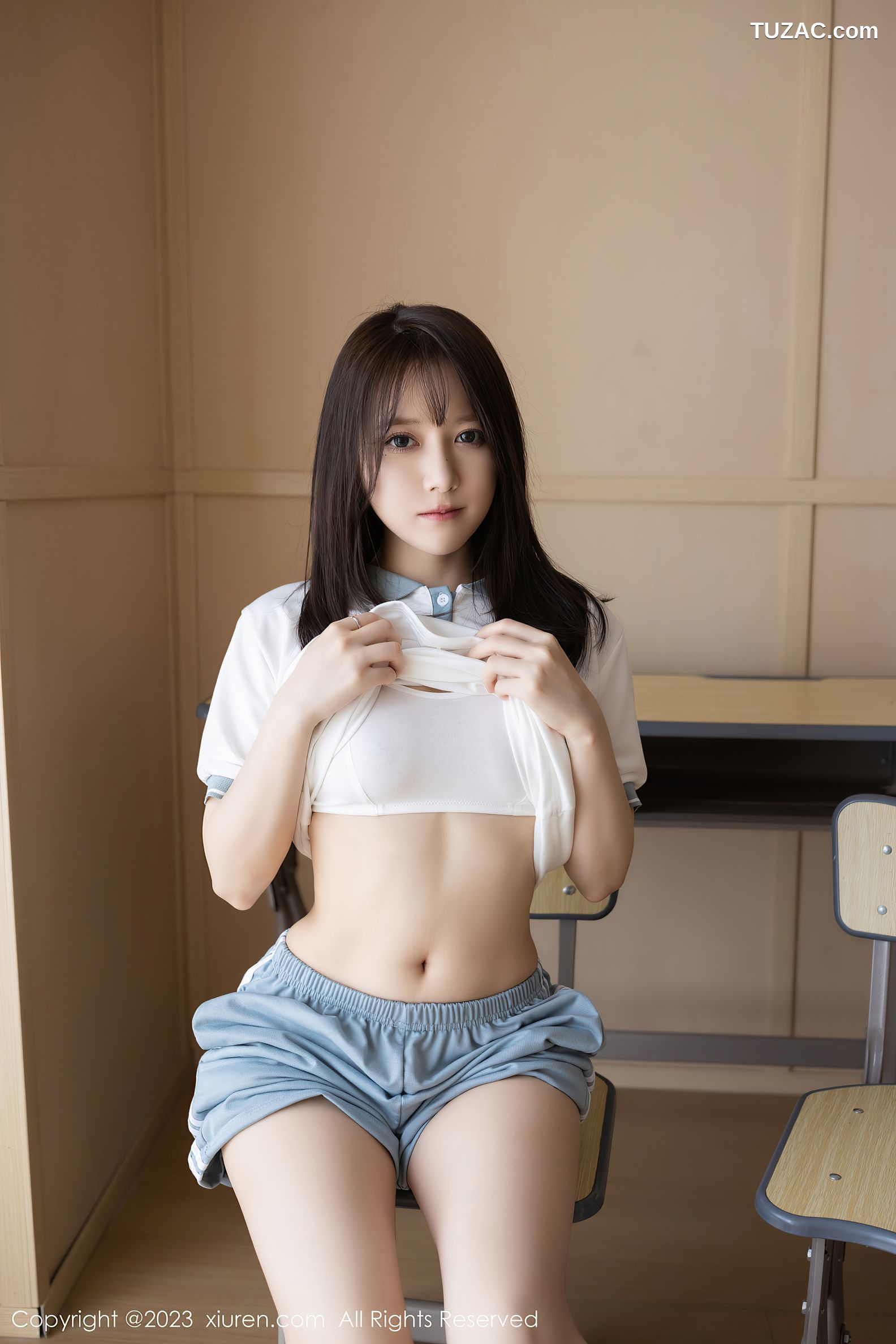 XiuRen秀人网-6962-鱼子酱Fish-杏子Yada-性感运动装系列-2023.06.21