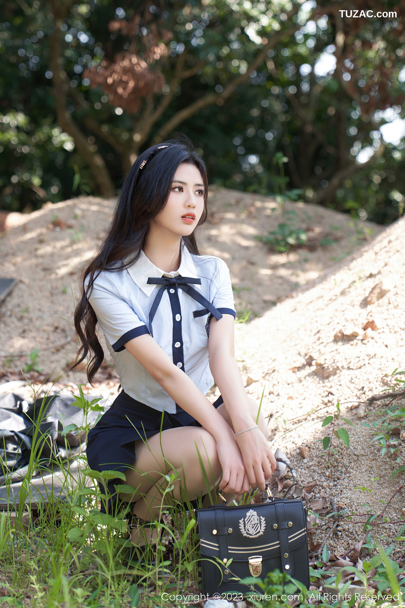 XiuRen秀人网-7028-浅浅Danny-性感Jk户外-2023.07.05