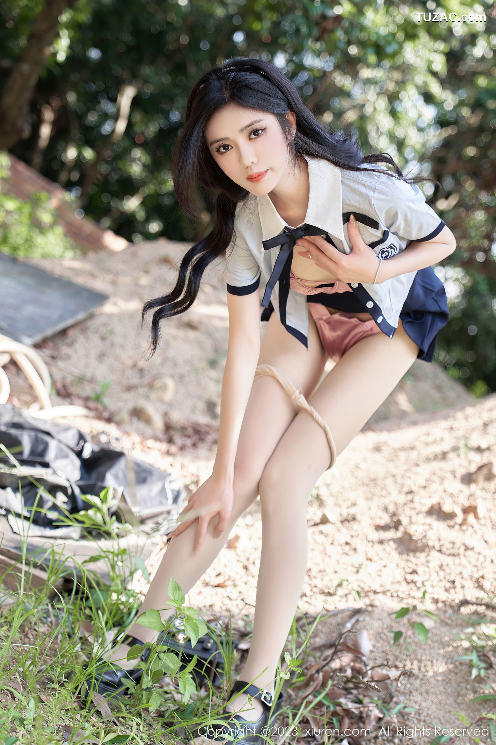 XiuRen秀人网-7028-浅浅Danny-性感Jk户外-2023.07.05