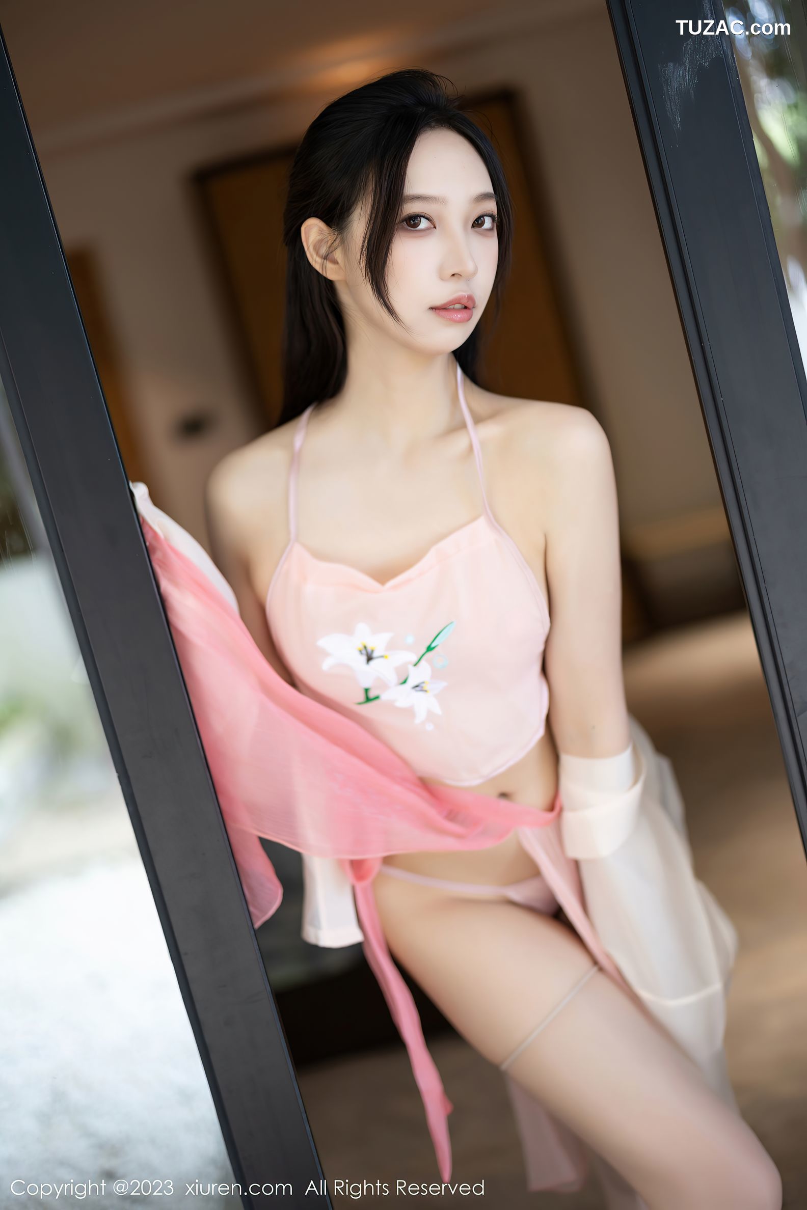 XiuRen秀人网-7139-郑颖姗Bev-白旗袍肉丝-2023.07.26
