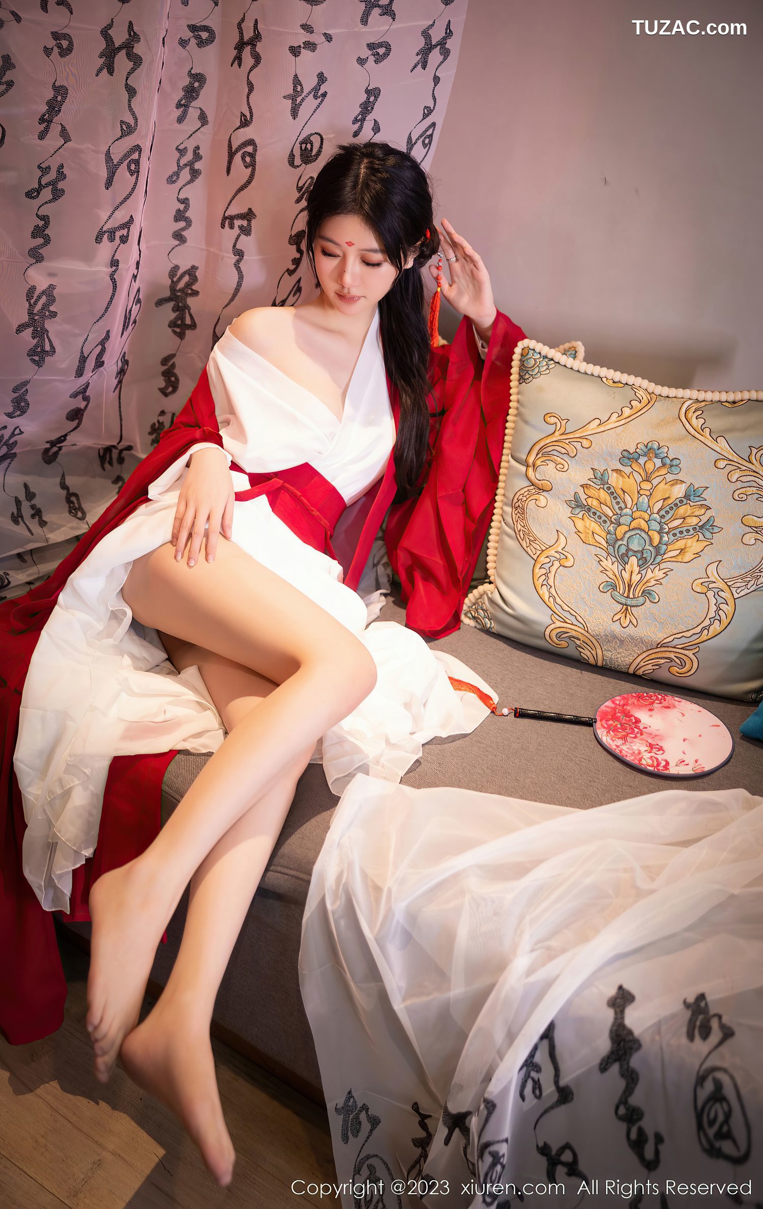 XiuRen秀人网-7192-幼幼-红色古装滴蜡SM-2023.08.04