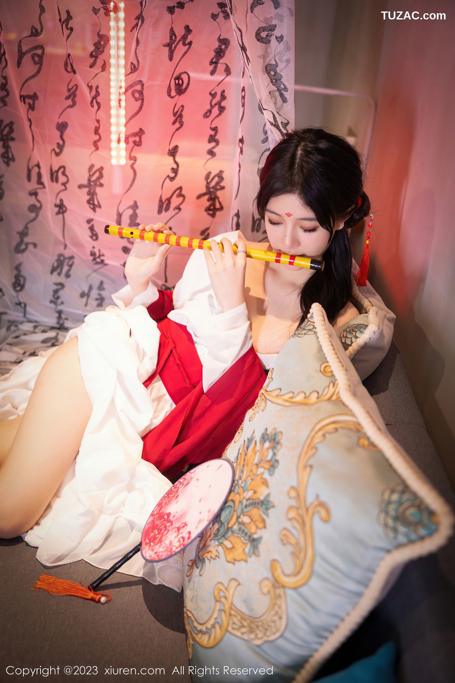 XiuRen秀人网-7192-幼幼-红色古装滴蜡SM-2023.08.04