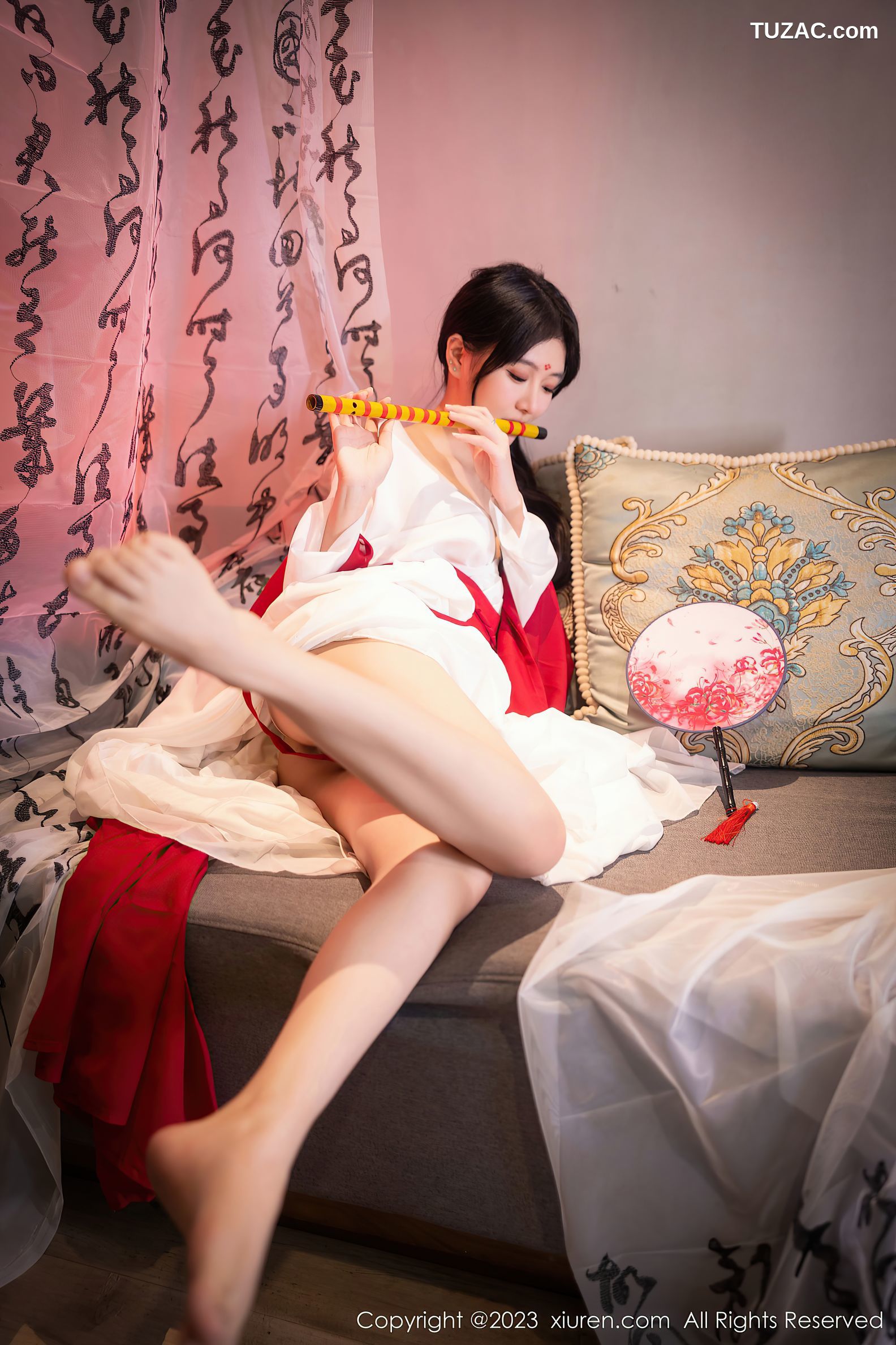 XiuRen秀人网-7192-幼幼-红色古装滴蜡SM-2023.08.04