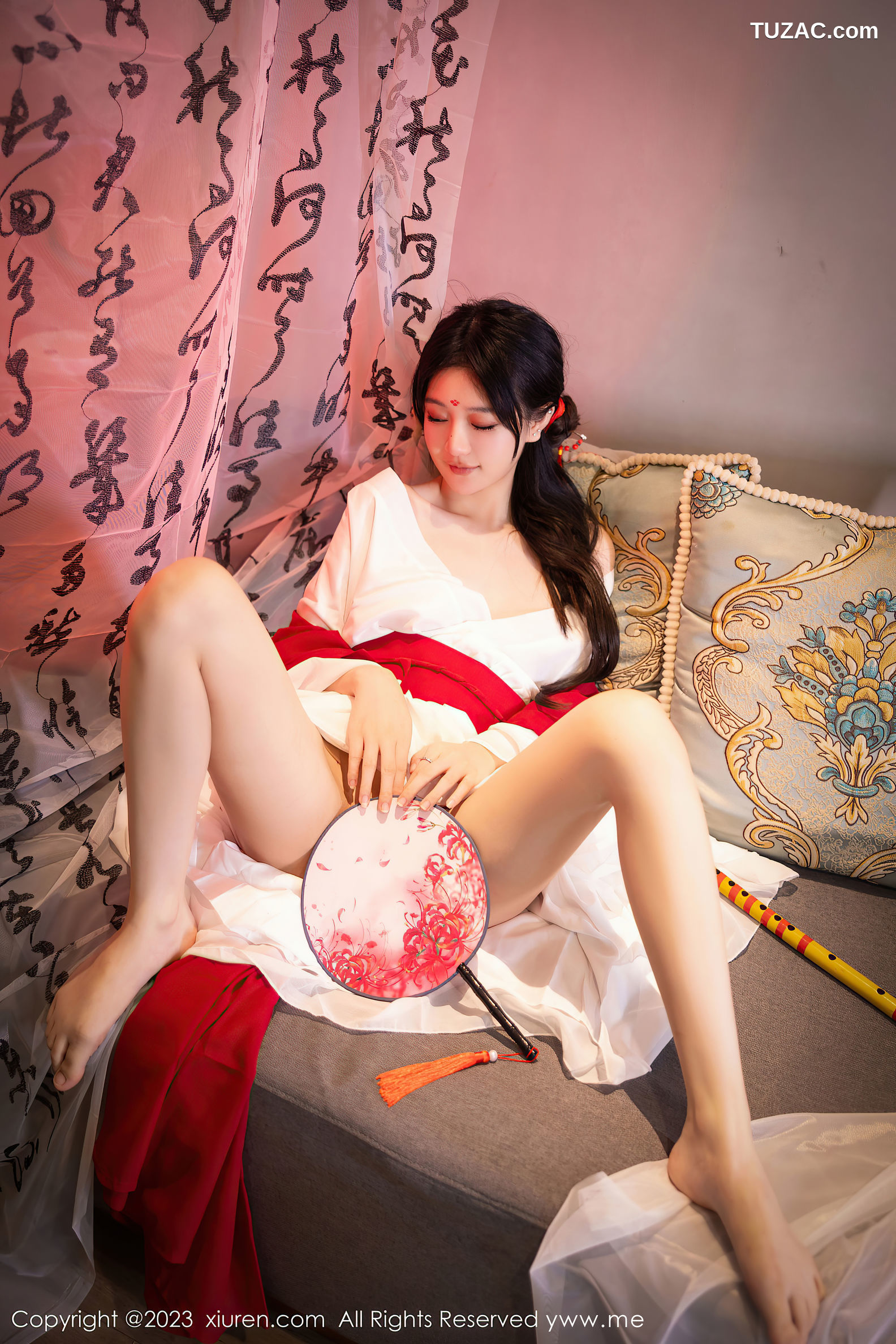 XiuRen秀人网-7192-幼幼-红色古装滴蜡SM-2023.08.04