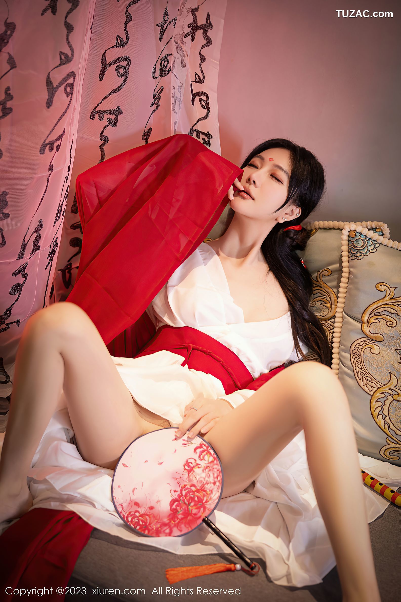 XiuRen秀人网-7192-幼幼-红色古装滴蜡SM-2023.08.04
