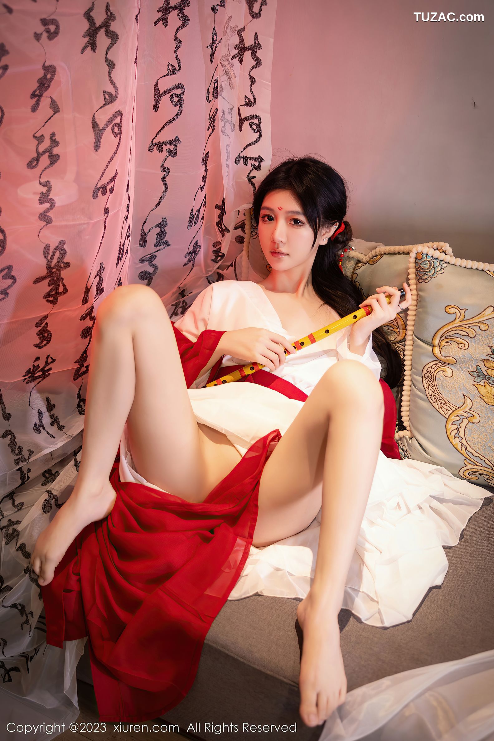 XiuRen秀人网-7192-幼幼-红色古装滴蜡SM-2023.08.04