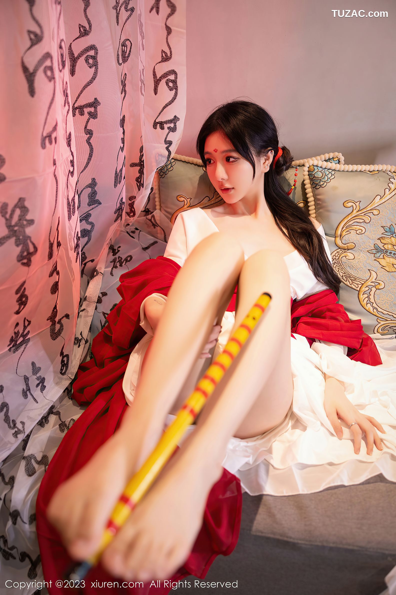 XiuRen秀人网-7192-幼幼-红色古装滴蜡SM-2023.08.04