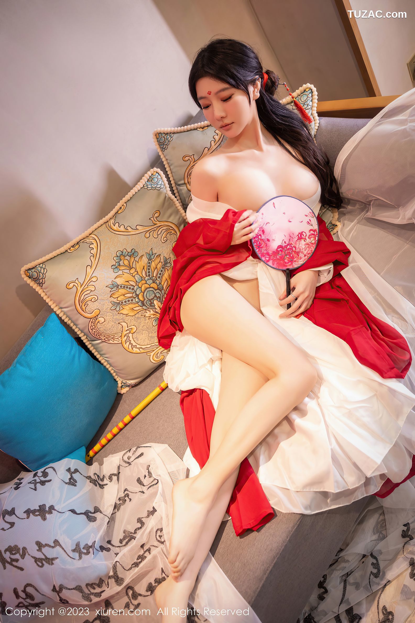 XiuRen秀人网-7192-幼幼-红色古装滴蜡SM-2023.08.04